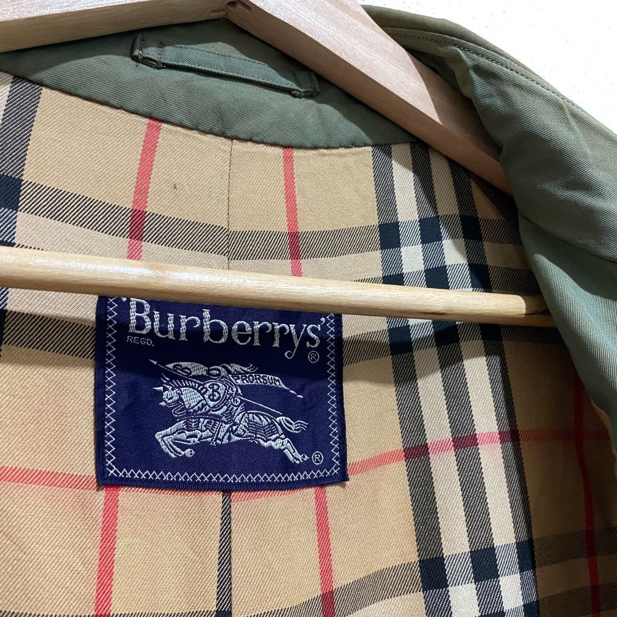 Burberry Vintage BURBERRYs' Nova Check Classic Trench Coat Size US M / EU 48-50 / 2 - 7 Thumbnail
