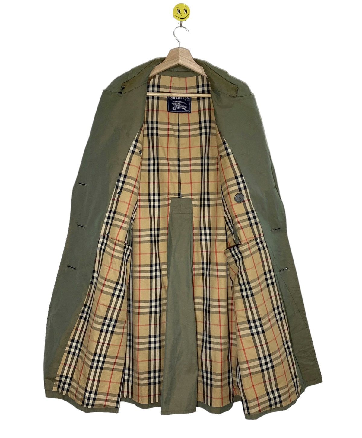 Burberry Vintage BURBERRYs' Nova Check Classic Trench Coat Size US M / EU 48-50 / 2 - 6 Thumbnail