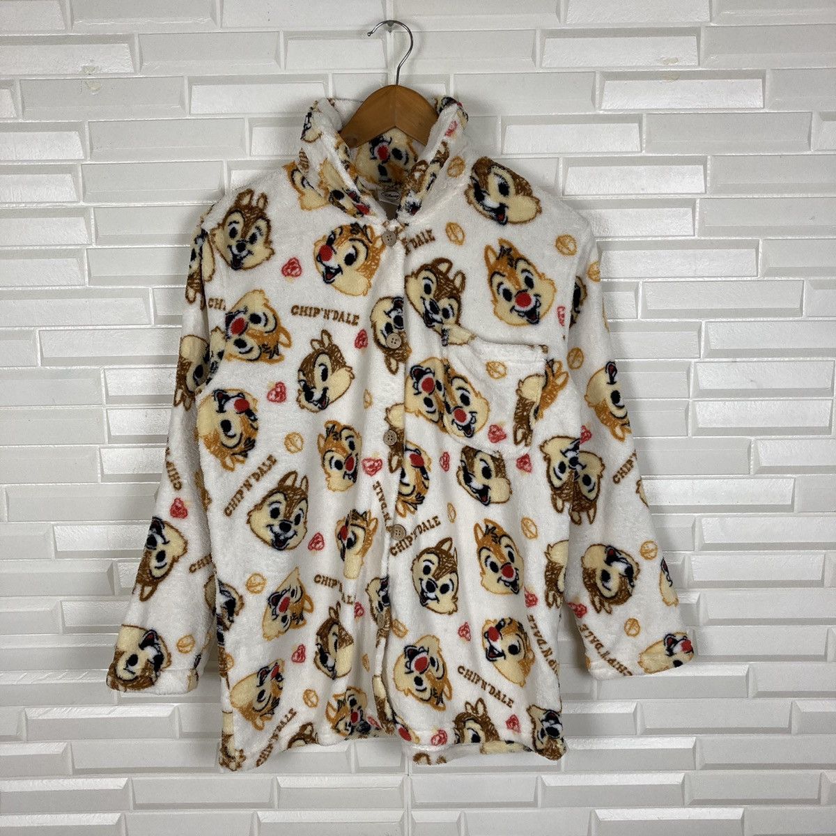 Cartoon Network Disney Chip N Dale Fleece Button Up Pajamas Size US M / EU 48-50 / 2 - 2 Thumbnail