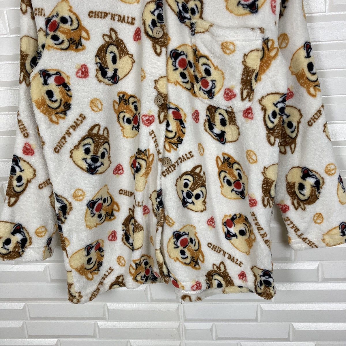 Cartoon Network Disney Chip N Dale Fleece Button Up Pajamas Size US M / EU 48-50 / 2 - 6 Thumbnail