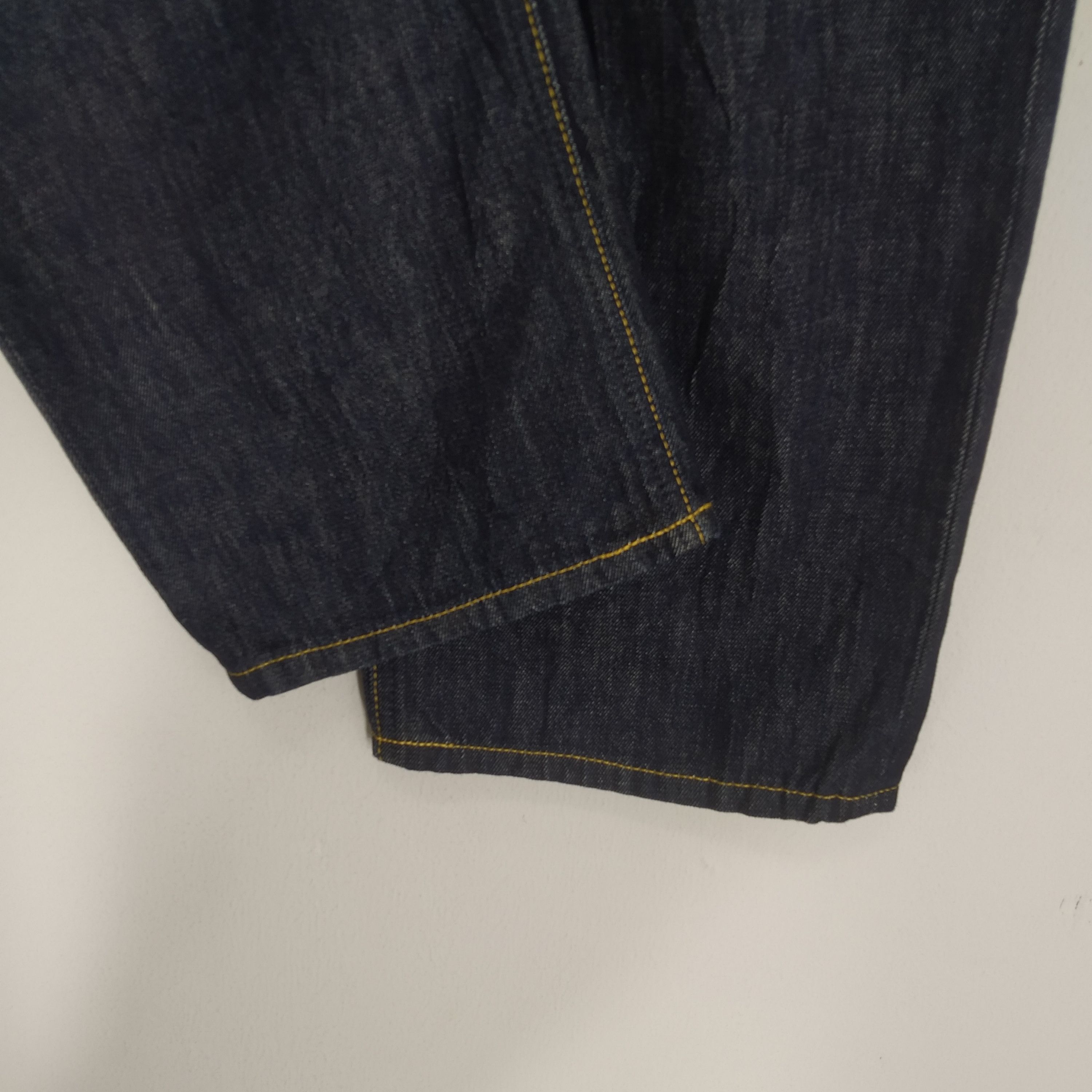 Indigo Size 27 Vintage Lee Indigo Blue Reconstruct Denim Jeans Size US 27 - 7 Thumbnail