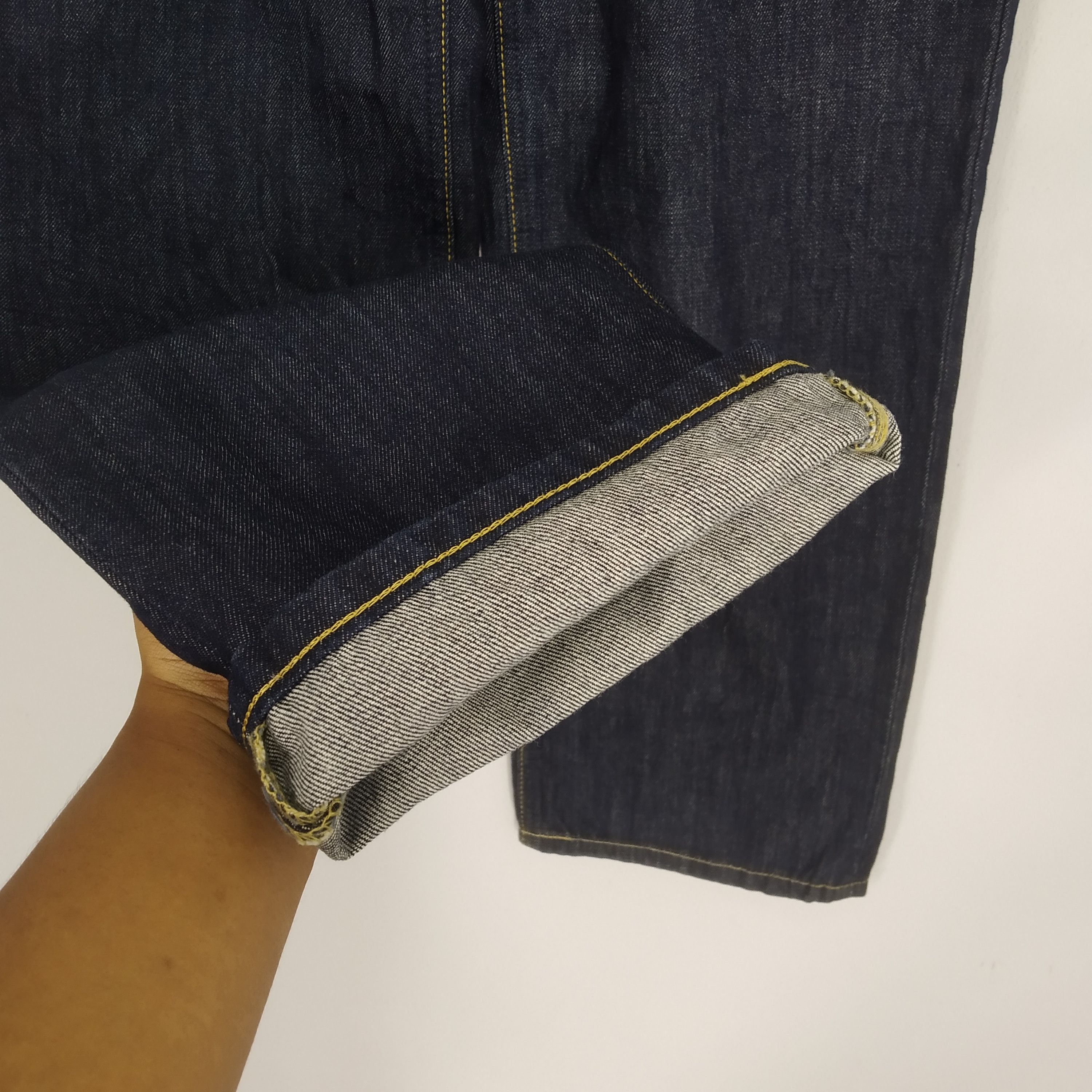Indigo Size 27 Vintage Lee Indigo Blue Reconstruct Denim Jeans Size US 27 - 8 Thumbnail