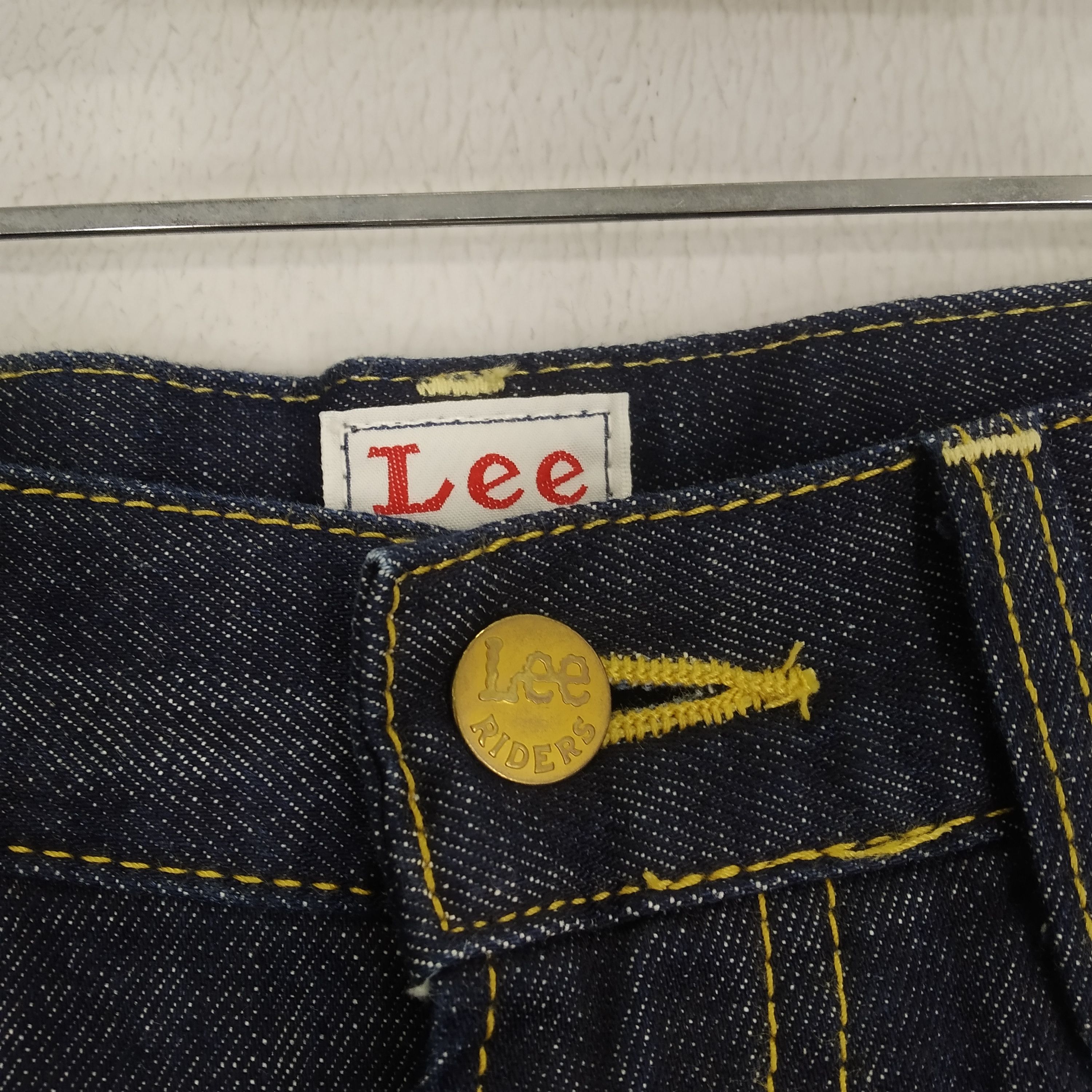 Indigo Size 27 Vintage Lee Indigo Blue Reconstruct Denim Jeans Size US 27 - 5 Thumbnail