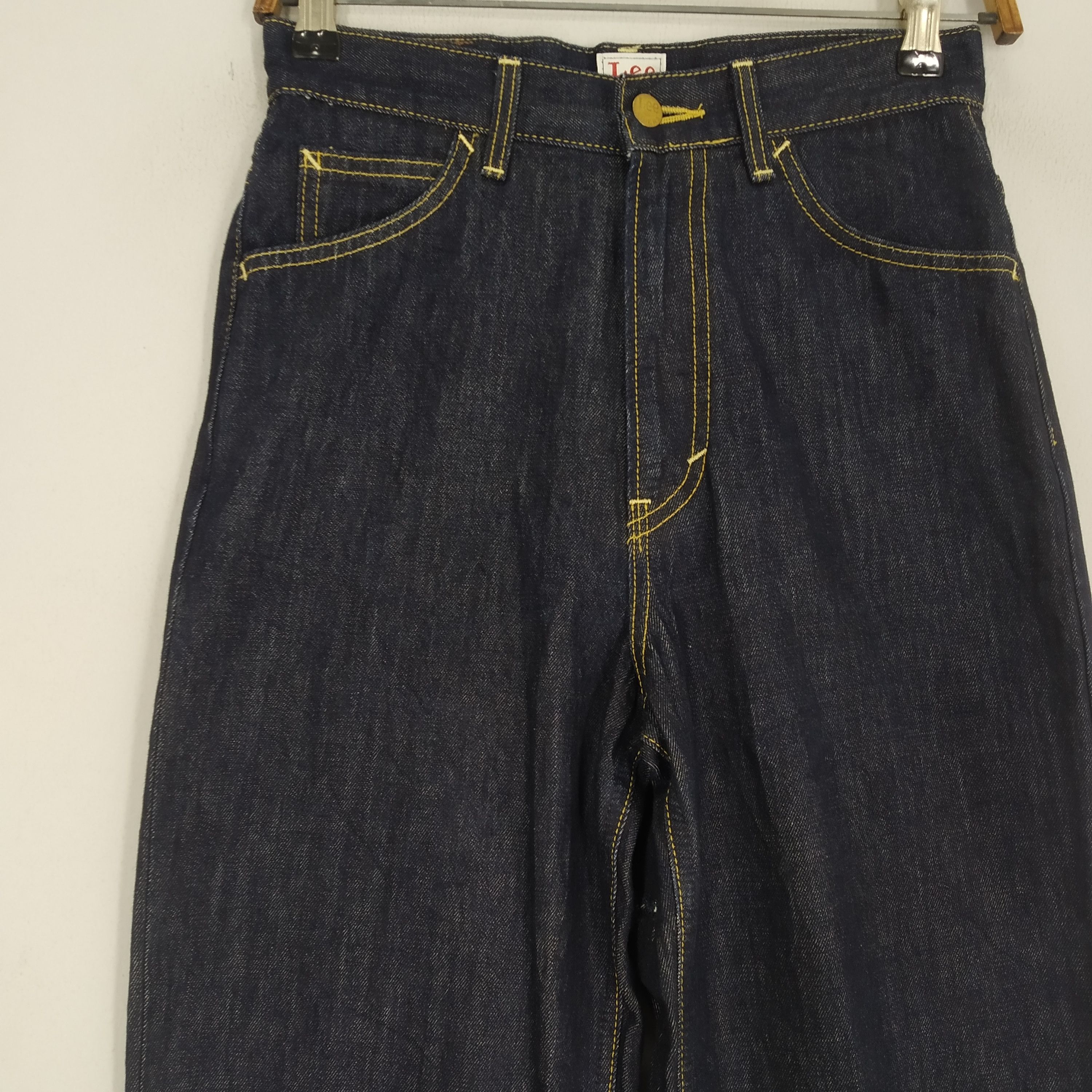 Indigo Size 27 Vintage Lee Indigo Blue Reconstruct Denim Jeans Size US 27 - 6 Thumbnail