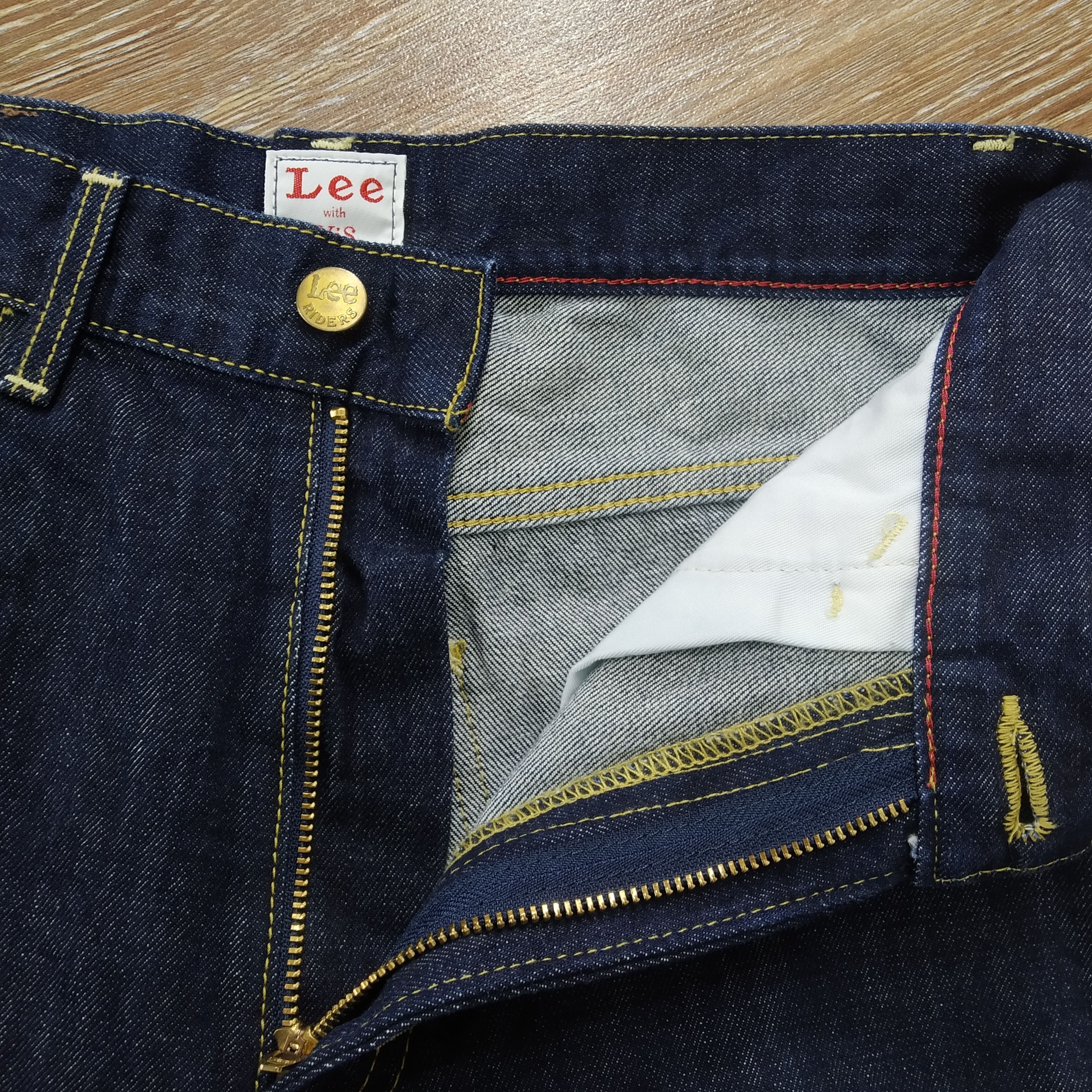 Indigo Size 27 Vintage Lee Indigo Blue Reconstruct Denim Jeans Size US 27 - 11 Thumbnail
