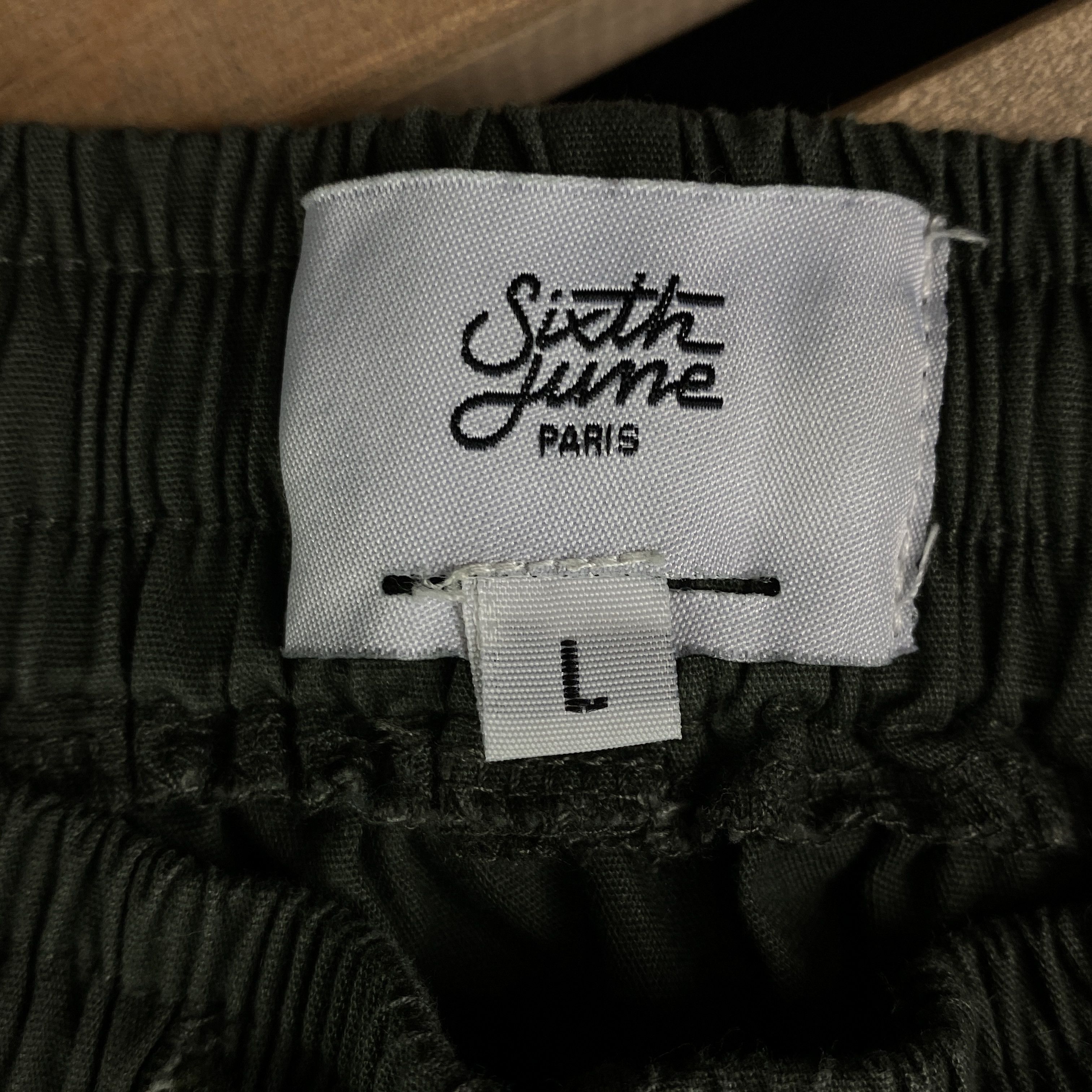Japanese Brand Mens Cargo Pants Sixth June Paris Size L Green Mulipocked Size US 33 - 4 Thumbnail
