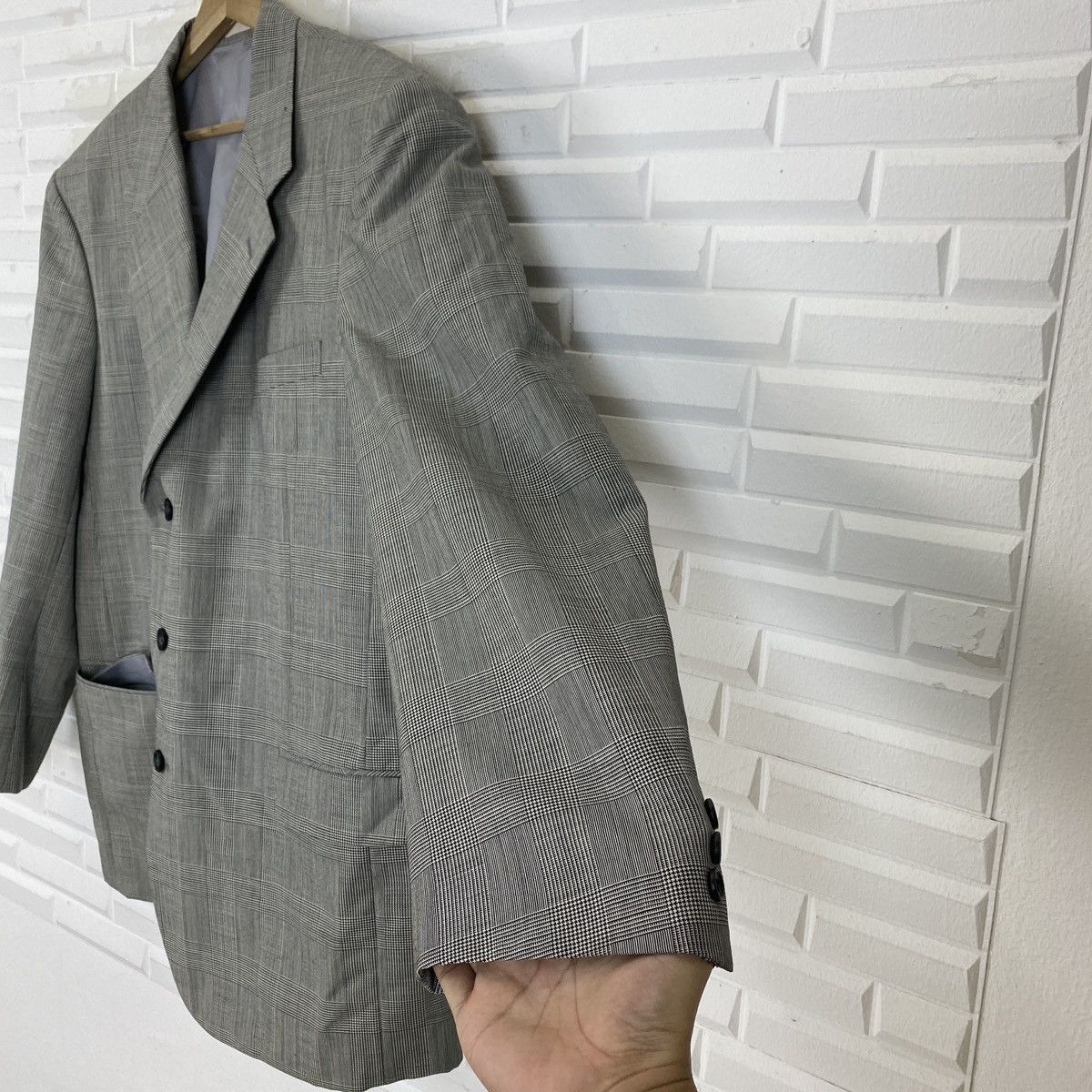 Lancel 🔥LAST PRICE🔥 Lancel Gingham Houndstooth Blazer Size 48R - 11 Thumbnail