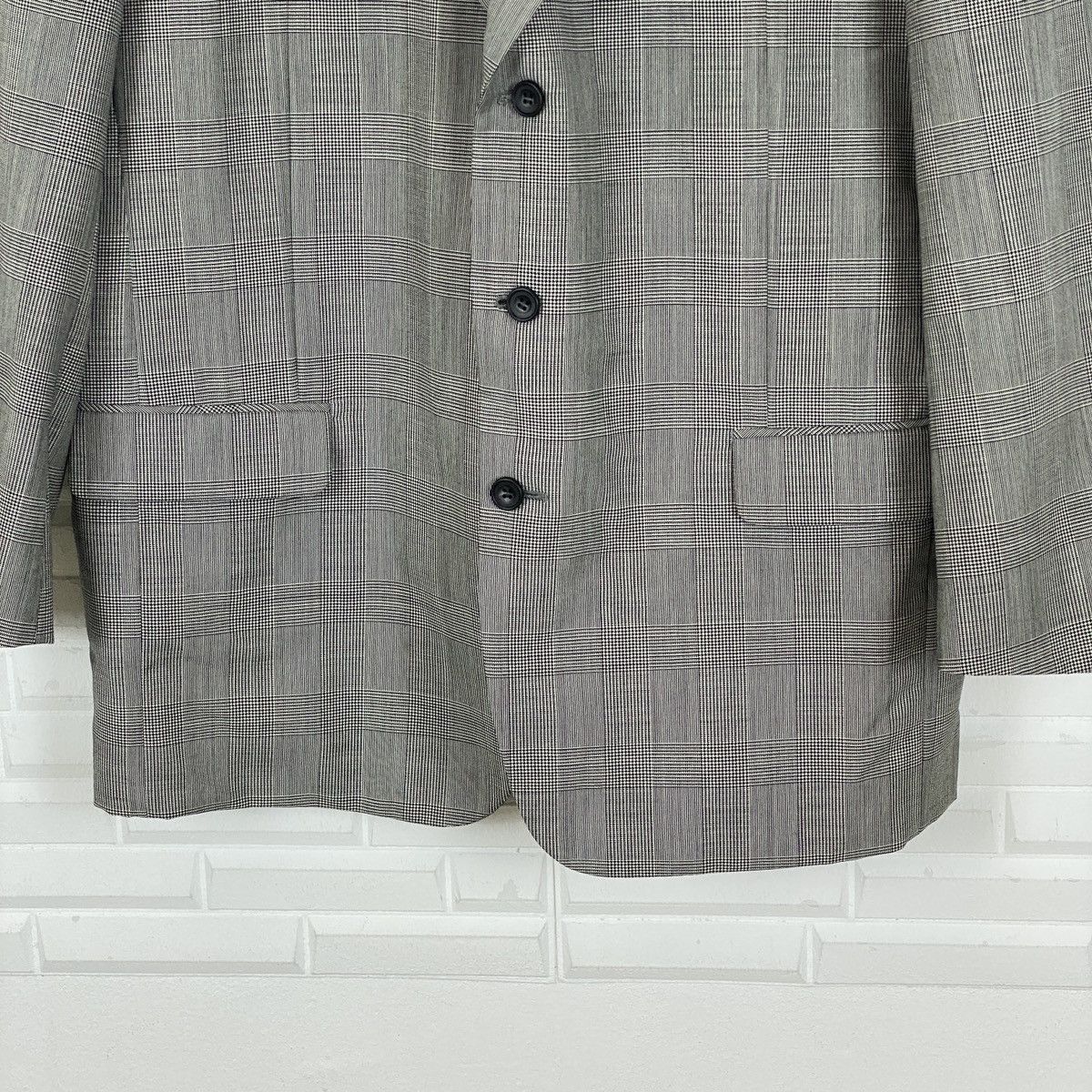 Lancel 🔥LAST PRICE🔥 Lancel Gingham Houndstooth Blazer Size 48R - 6 Thumbnail