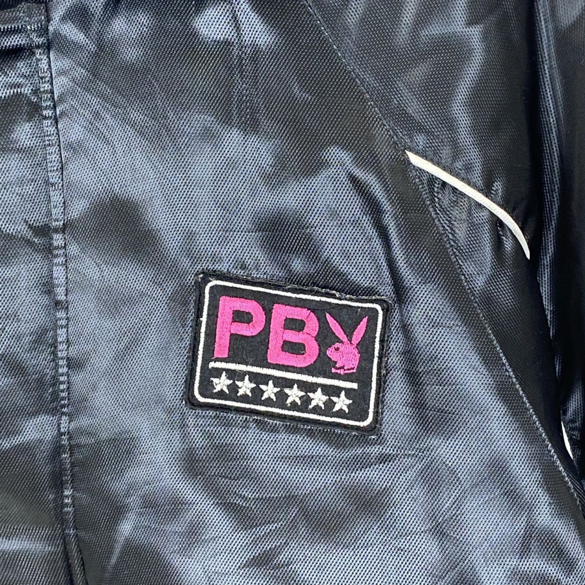 Japanese Brand Playboy Back Big Logo Long Sherpa Inside Jacket Size US L / EU 52-54 / 3 - 15 Thumbnail