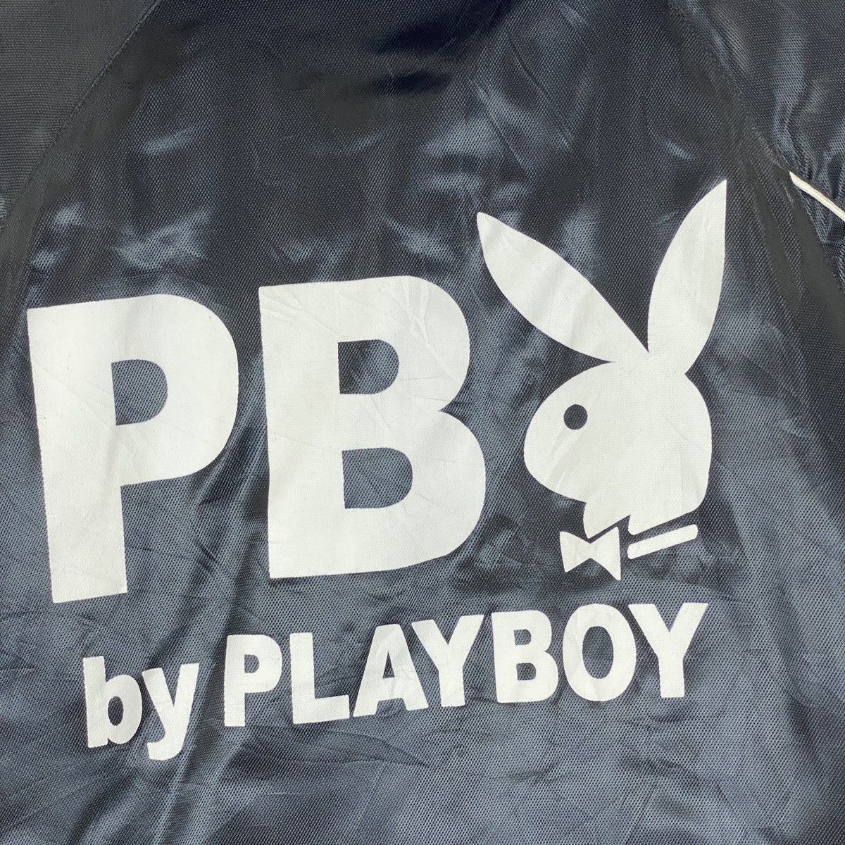 Japanese Brand Playboy Back Big Logo Long Sherpa Inside Jacket Size US L / EU 52-54 / 3 - 16 Thumbnail