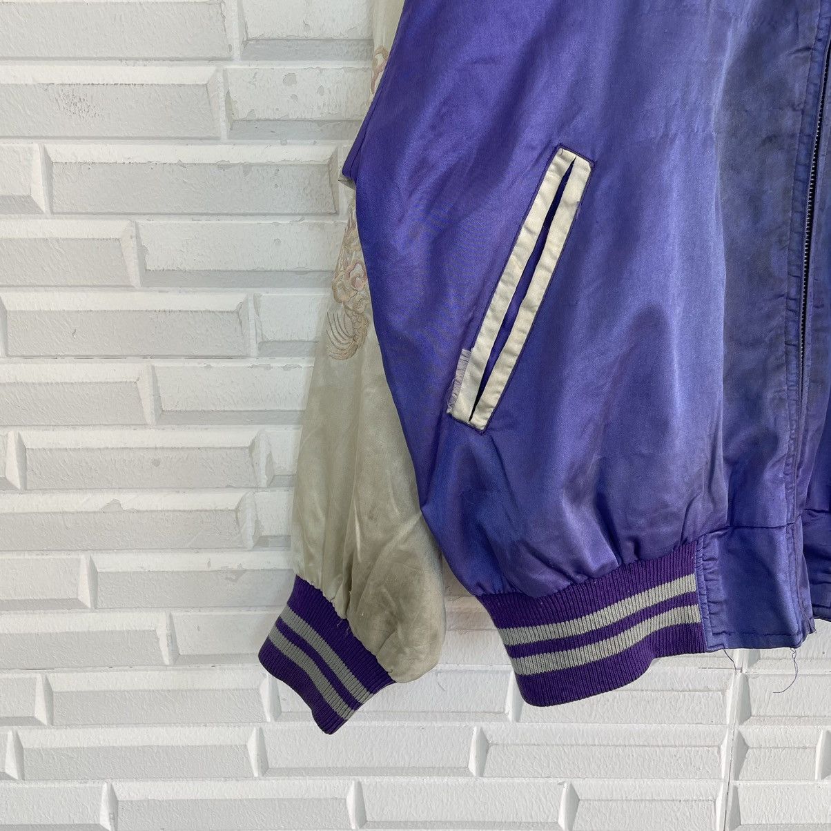 Japanese Brand 🔥LAST PRICE🔥 Japanese Dragon Embroidered Yokosuka Bomber Size US L / EU 52-54 / 3 - 2 Thumbnail