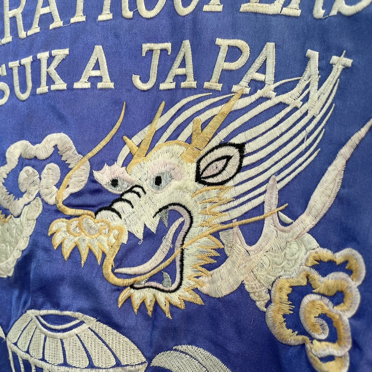 Japanese Brand 🔥LAST PRICE🔥 Japanese Dragon Embroidered Yokosuka Bomber Size US L / EU 52-54 / 3 - 19 Thumbnail