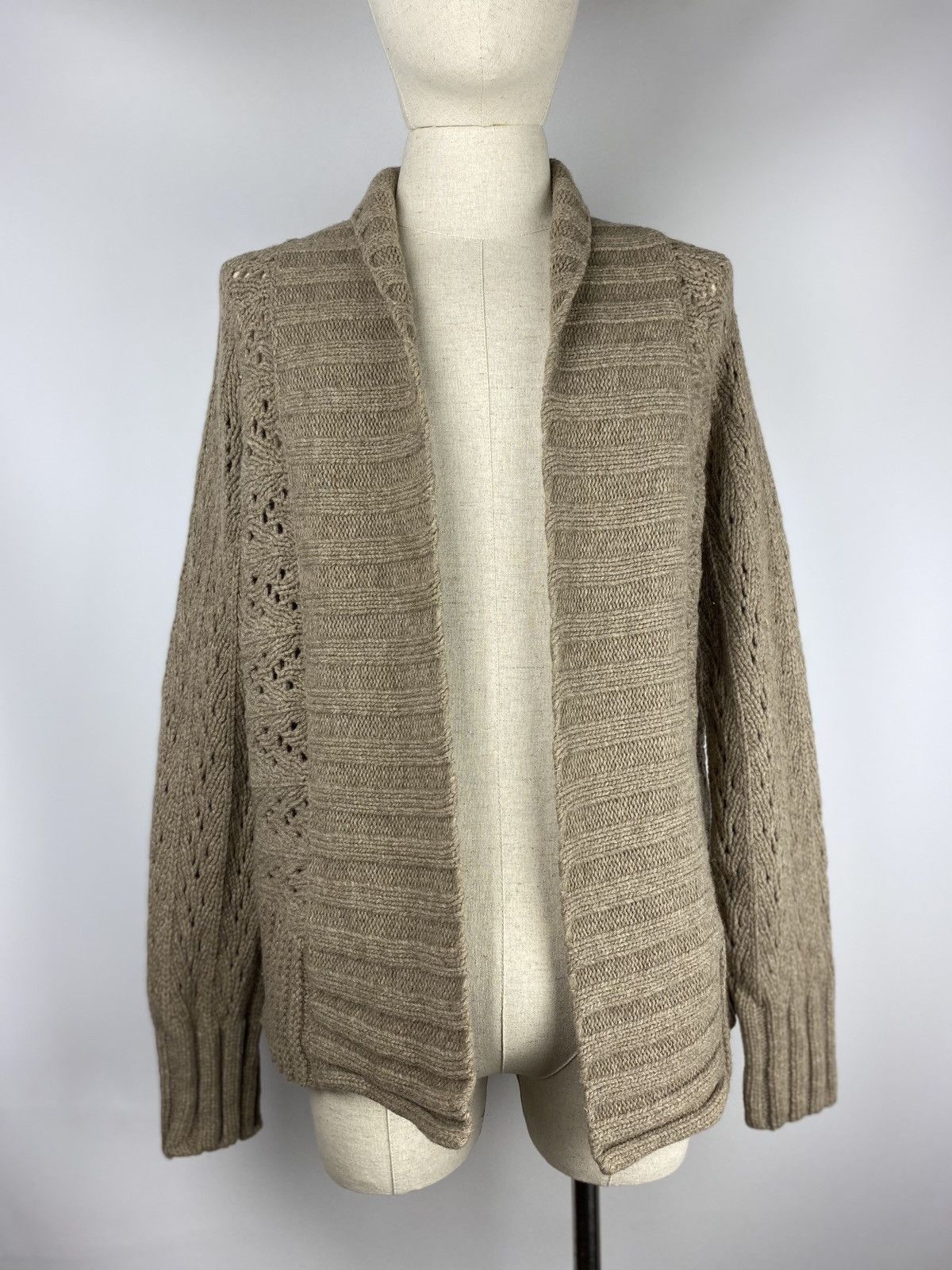 Other Oska women’s lambs wool open front knitted cardigan sweater Size ONE SIZE - 5 Thumbnail