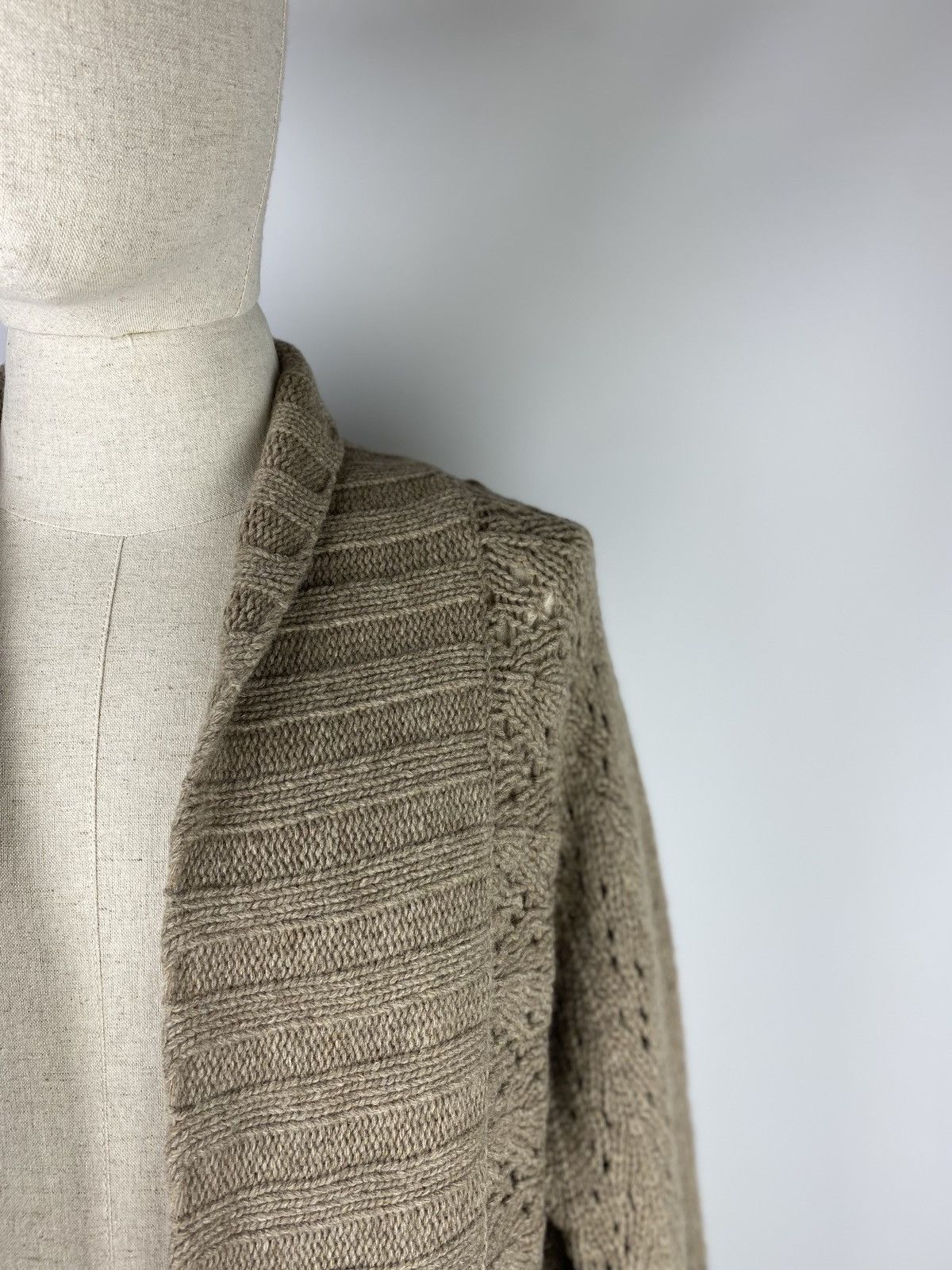 Other Oska women’s lambs wool open front knitted cardigan sweater Size ONE SIZE - 4 Thumbnail