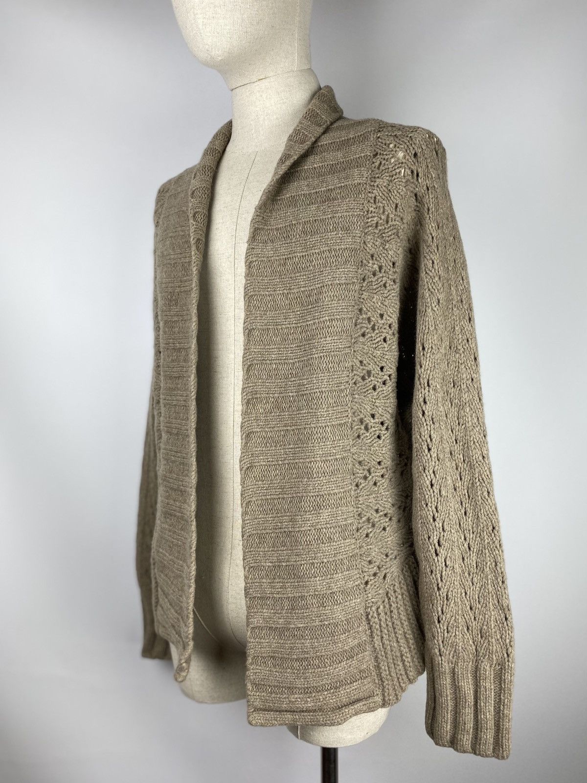 Other Oska women’s lambs wool open front knitted cardigan sweater Size ONE SIZE - 2 Thumbnail