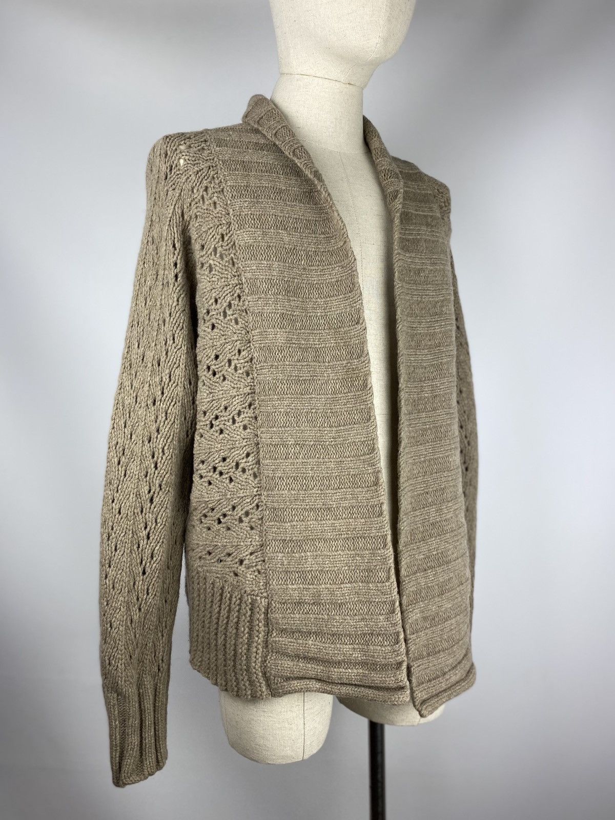 Other Oska women’s lambs wool open front knitted cardigan sweater Size ONE SIZE - 1 Thumbnail