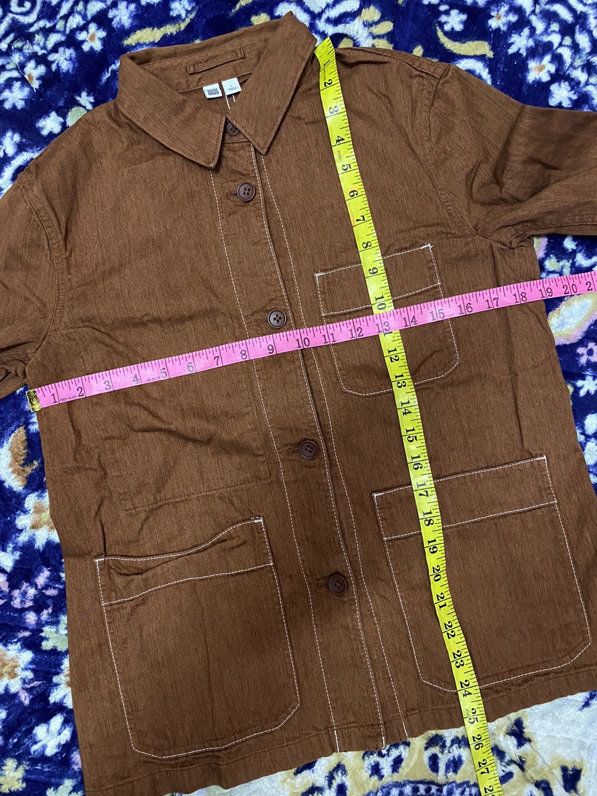 Uniqlo 🔥 Baggy Jacket 🔥 Uniqlo X Christophe Lemaire Brown Jacket Size L / US 10 / IT 46 - 11 Thumbnail