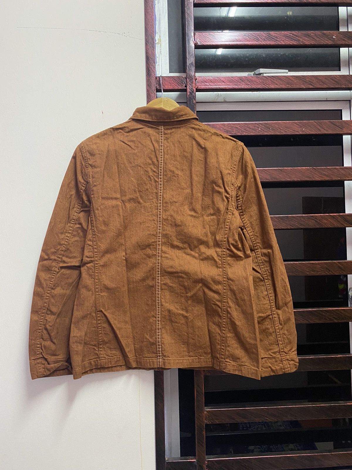 Uniqlo 🔥 Baggy Jacket 🔥 Uniqlo X Christophe Lemaire Brown Jacket Size L / US 10 / IT 46 - 6 Thumbnail