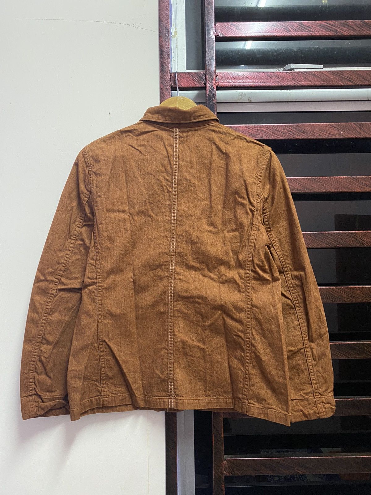 Uniqlo 🔥 Baggy Jacket 🔥 Uniqlo X Christophe Lemaire Brown Jacket Size L / US 10 / IT 46 - 7 Thumbnail