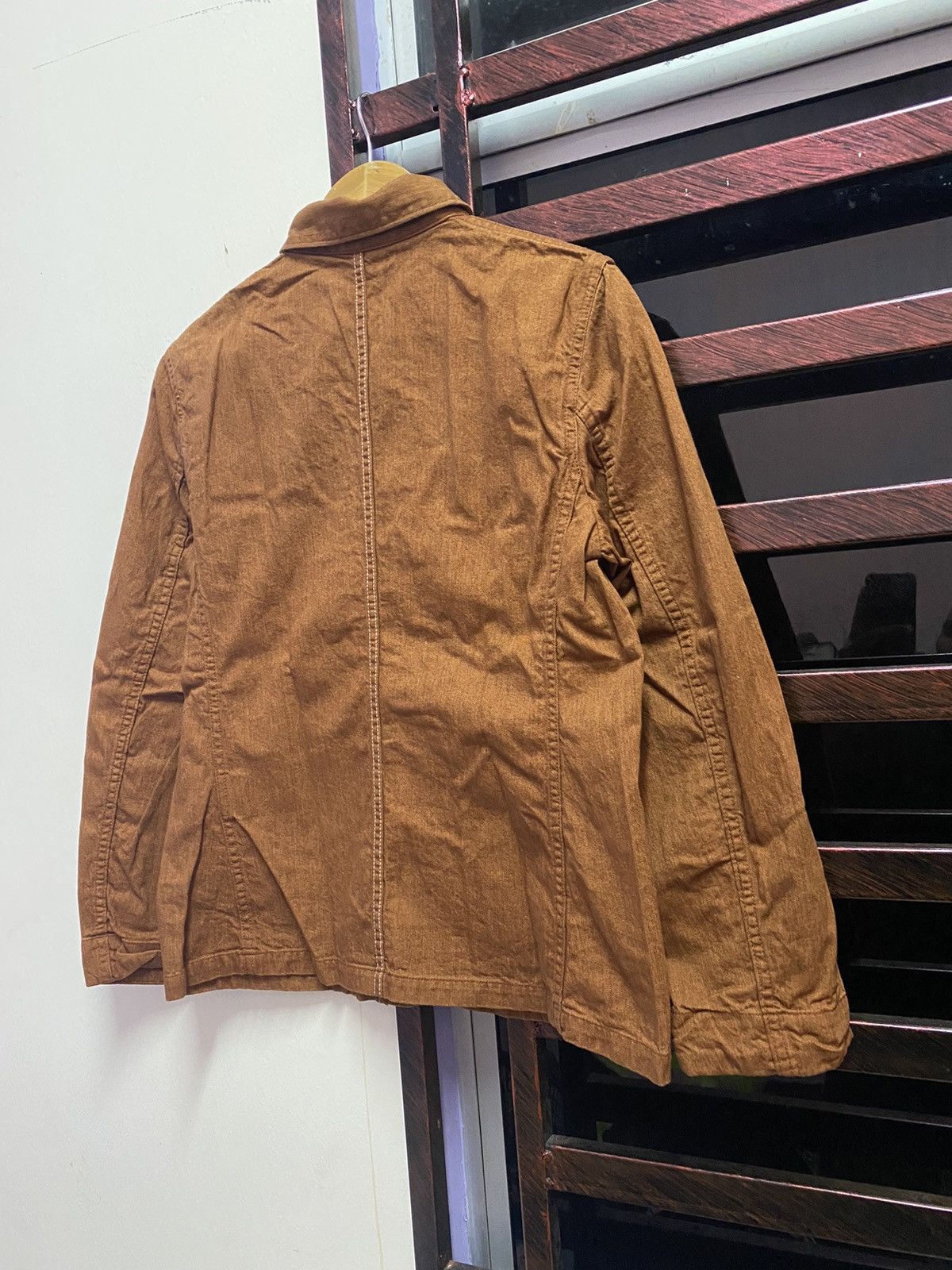 Uniqlo 🔥 Baggy Jacket 🔥 Uniqlo X Christophe Lemaire Brown Jacket Size L / US 10 / IT 46 - 8 Thumbnail
