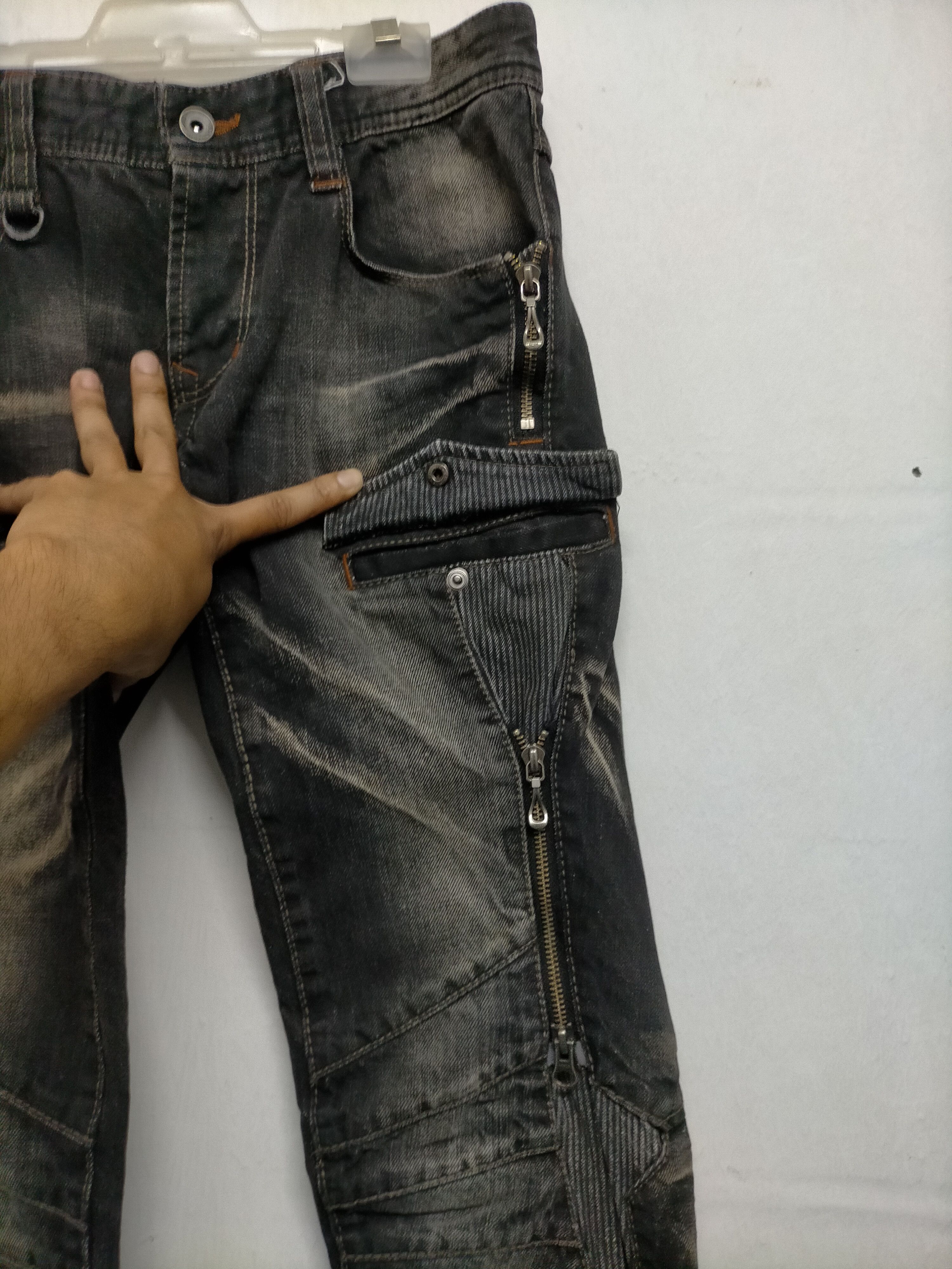If Six Was Nine Nicole club japan Multizipped slim jeans Size US 30 / EU 46 - 7 Thumbnail