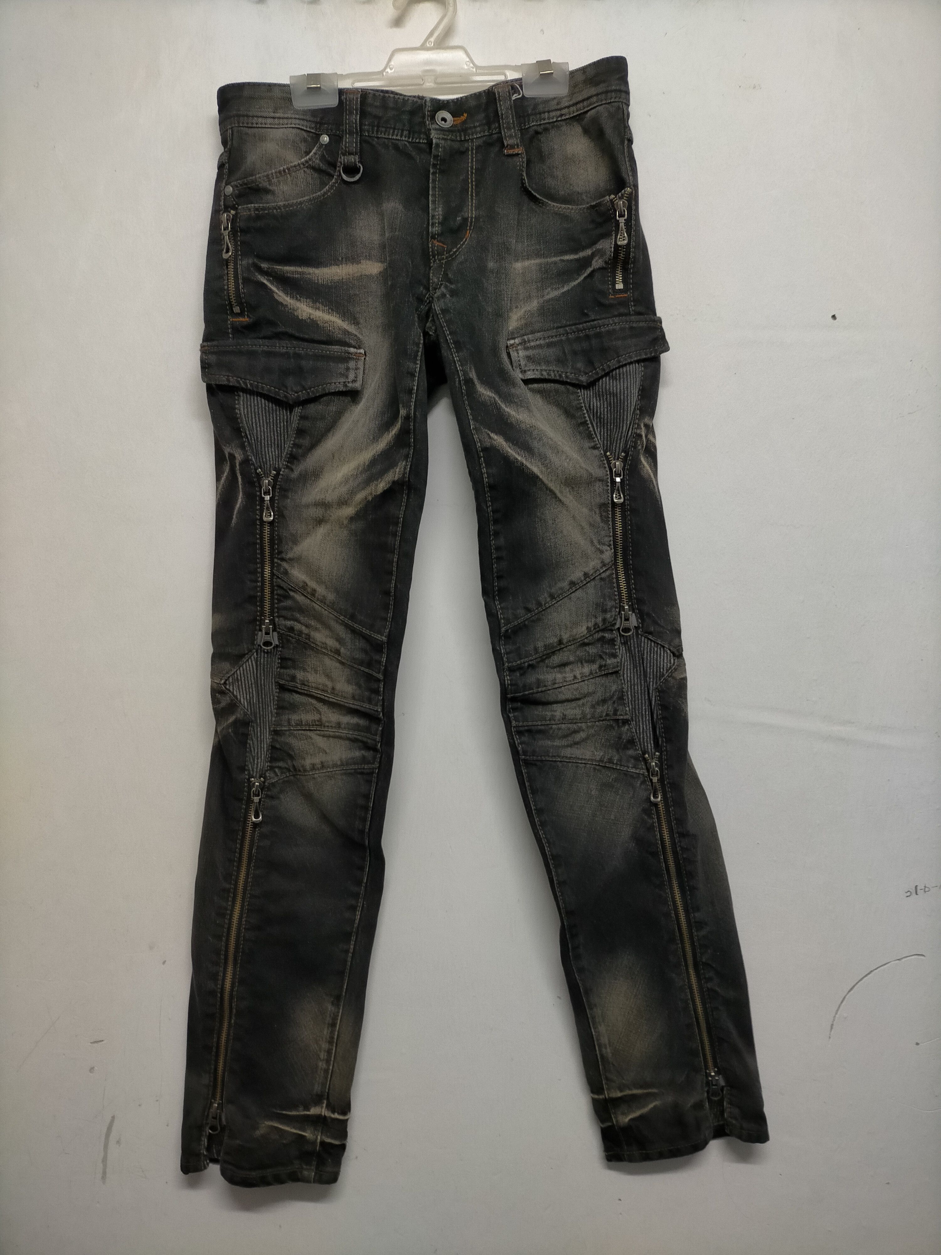 If Six Was Nine Nicole club japan Multizipped slim jeans Size US 30 / EU 46 - 1 Thumbnail