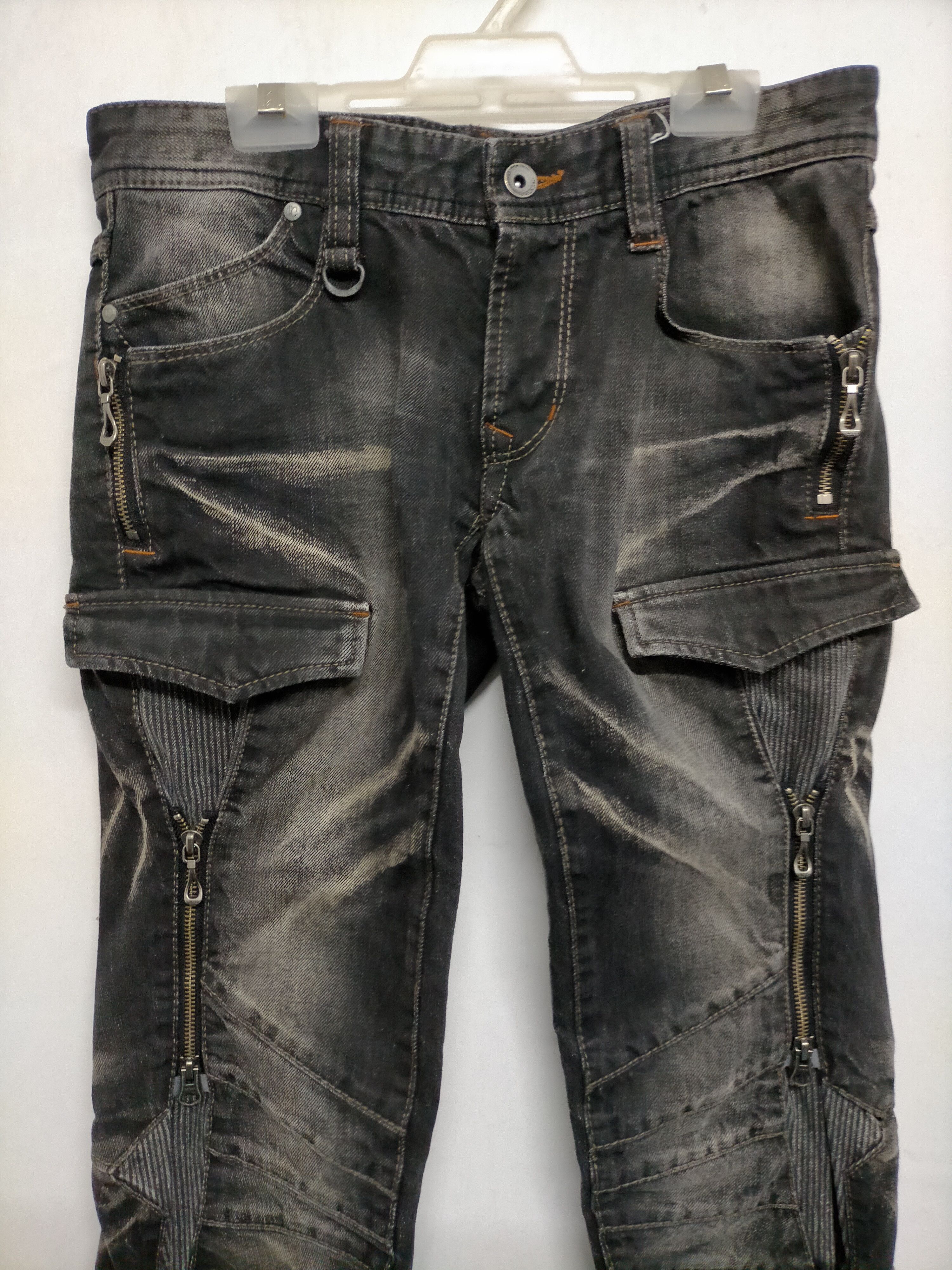 If Six Was Nine Nicole club japan Multizipped slim jeans Size US 30 / EU 46 - 6 Thumbnail