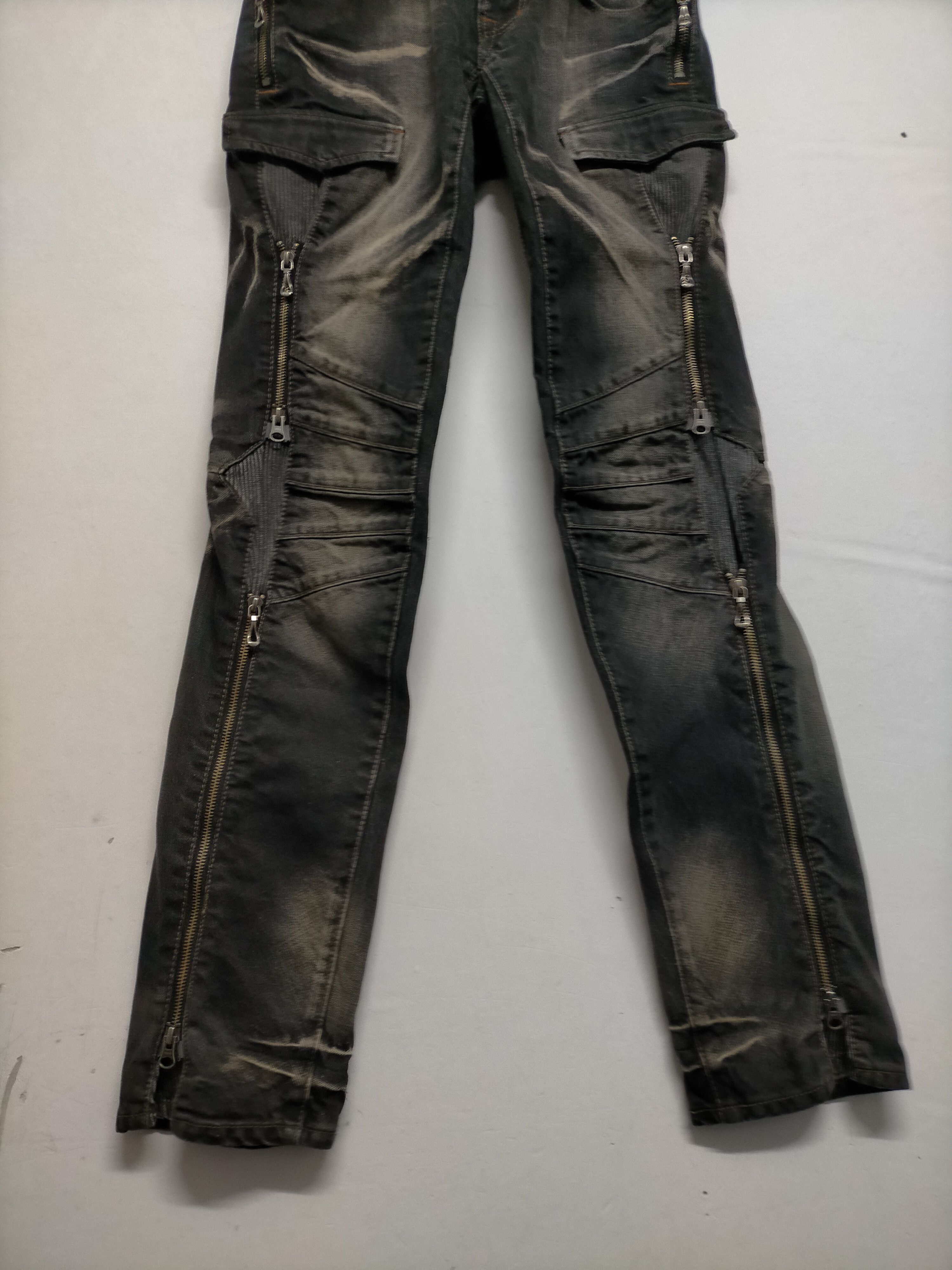 If Six Was Nine Nicole club japan Multizipped slim jeans Size US 30 / EU 46 - 4 Thumbnail