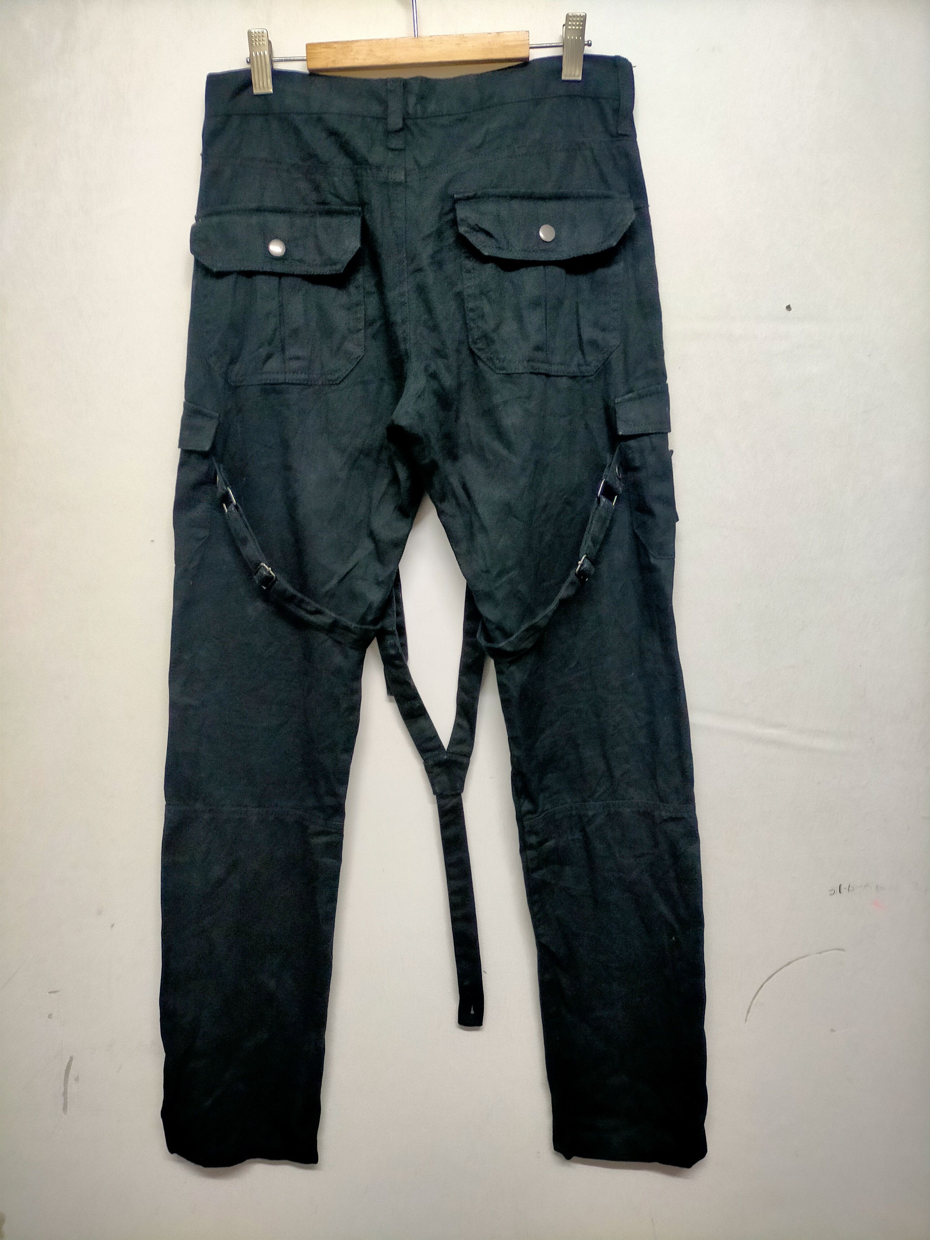 Hysteric Glamour 🔥Rare Semantic Design Suspender Bondage Cargo Pants Size US 30 / EU 46 - 8 Thumbnail