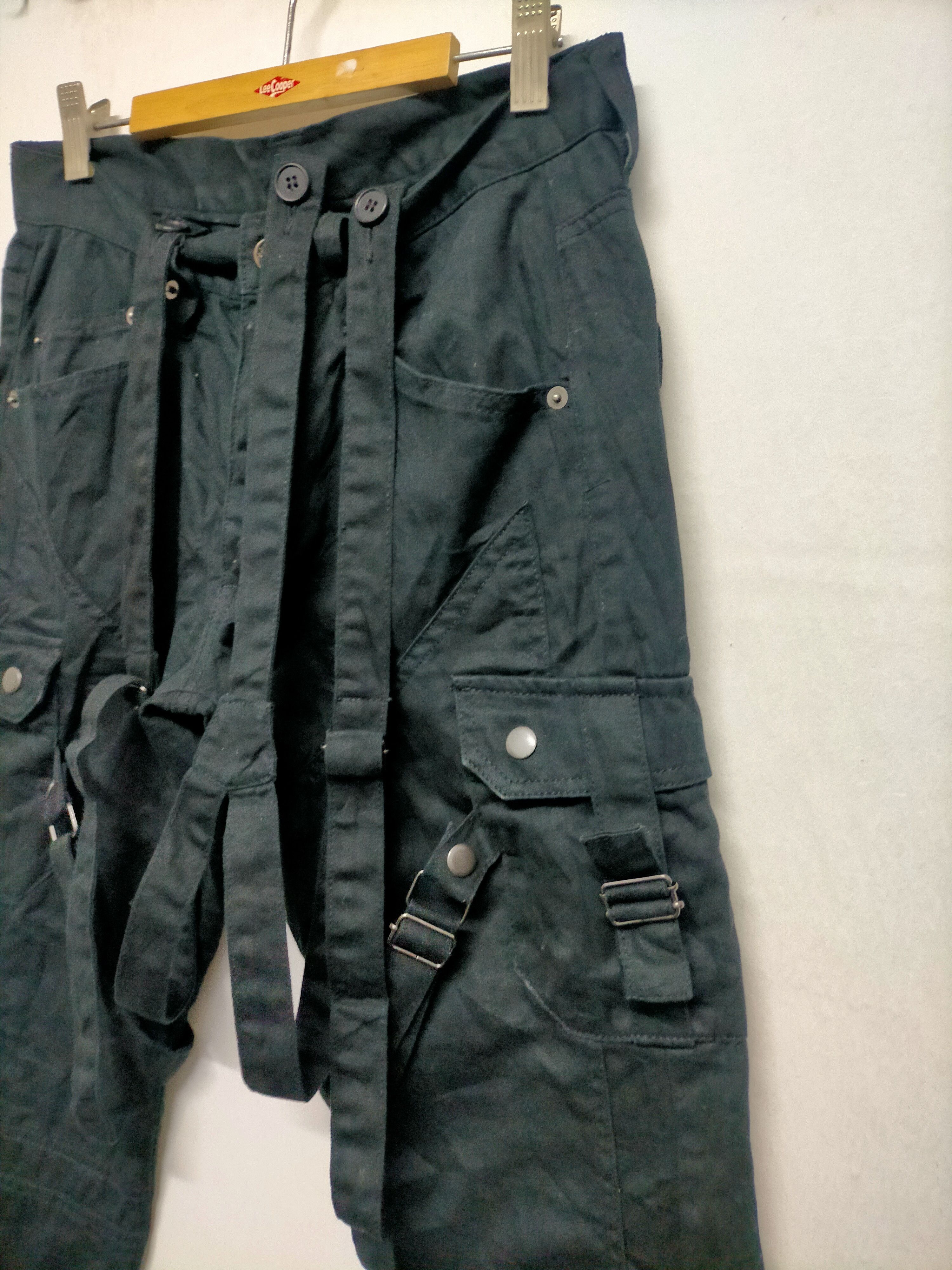 Hysteric Glamour 🔥Rare Semantic Design Suspender Bondage Cargo Pants Size US 30 / EU 46 - 5 Thumbnail