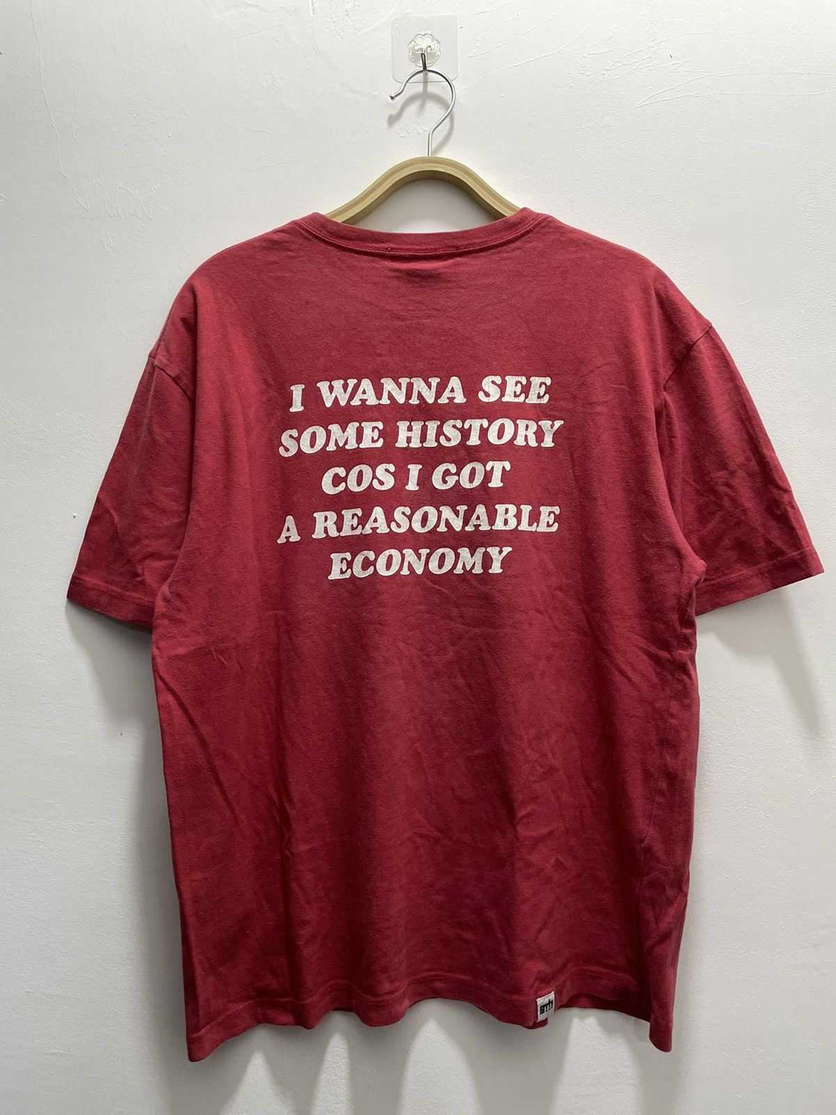 BASE CONTROL × GOODENOUGH × Good Enough VINTAGE GDEH x BASE CONTROL RED T-SHIRT Size US L / EU 52-54 / 3 - 5 Thumbnail