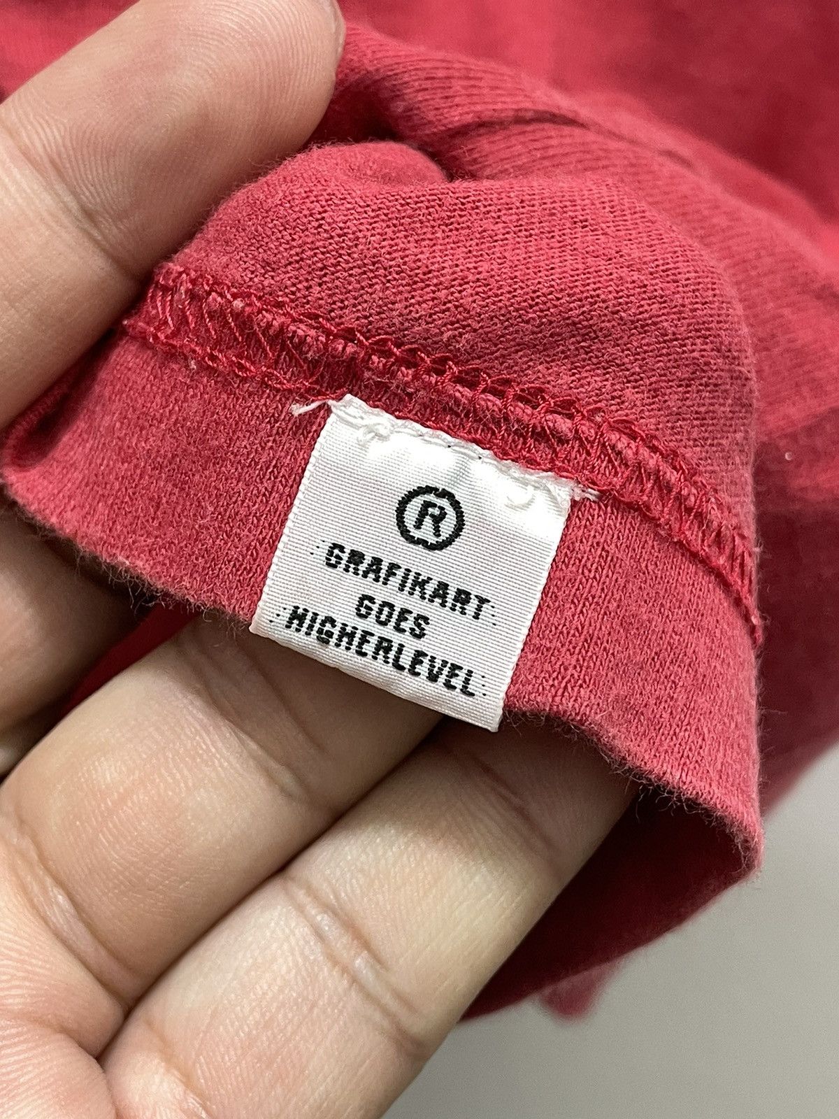 BASE CONTROL × GOODENOUGH × Good Enough VINTAGE GDEH x BASE CONTROL RED T-SHIRT Size US L / EU 52-54 / 3 - 11 Thumbnail