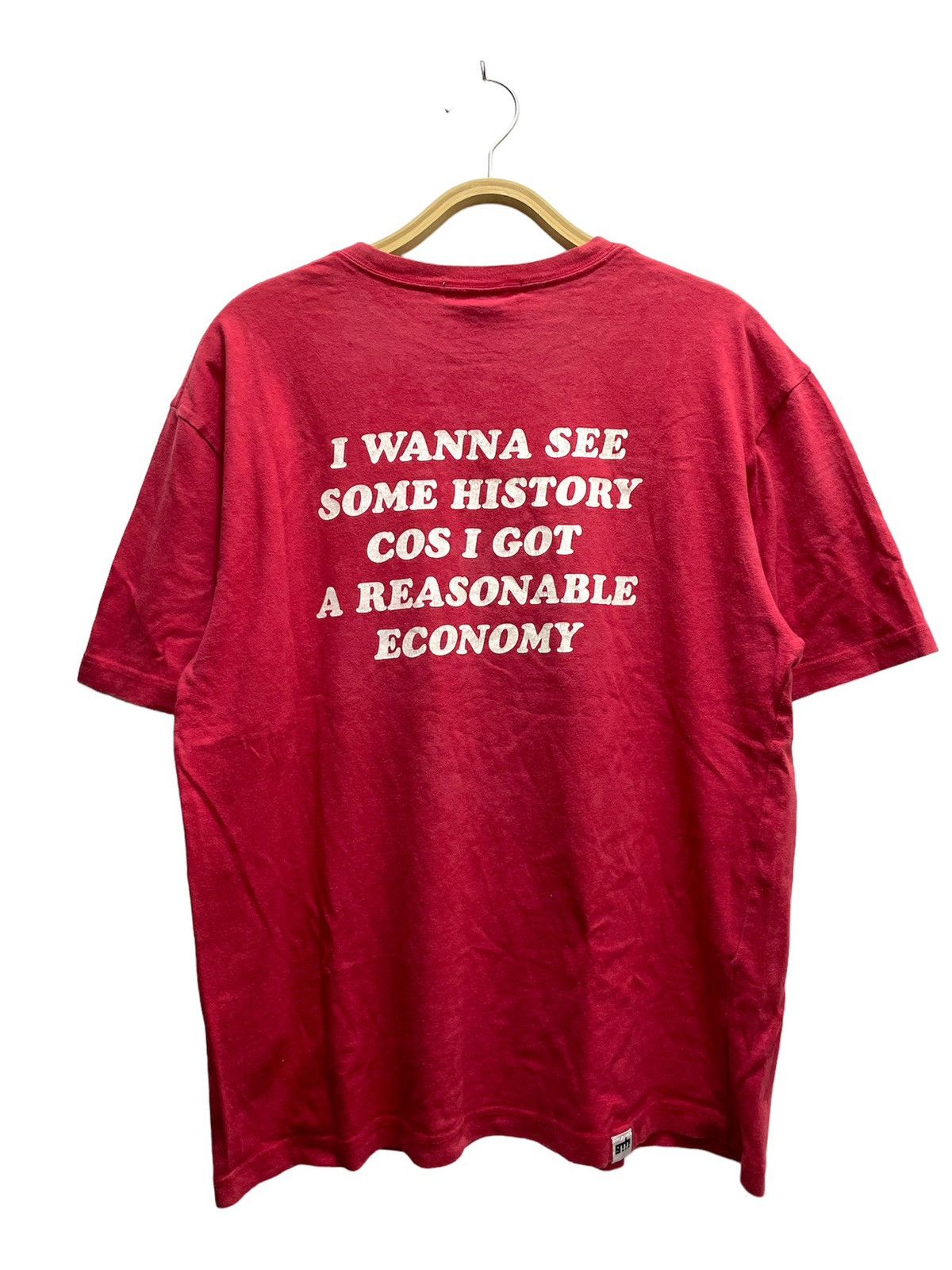 BASE CONTROL × GOODENOUGH × Good Enough VINTAGE GDEH x BASE CONTROL RED T-SHIRT Size US L / EU 52-54 / 3 - 2 Thumbnail