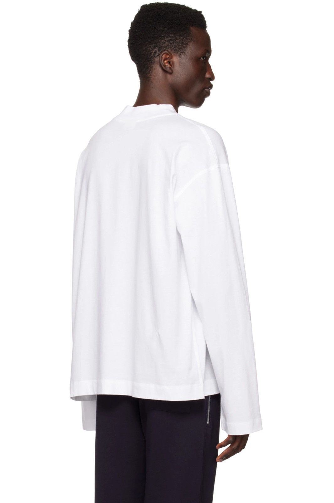 Dries Van Noten Light Pink Long Sleeve T-shirt Size US S / EU 44-46 / 1 - 6 Thumbnail