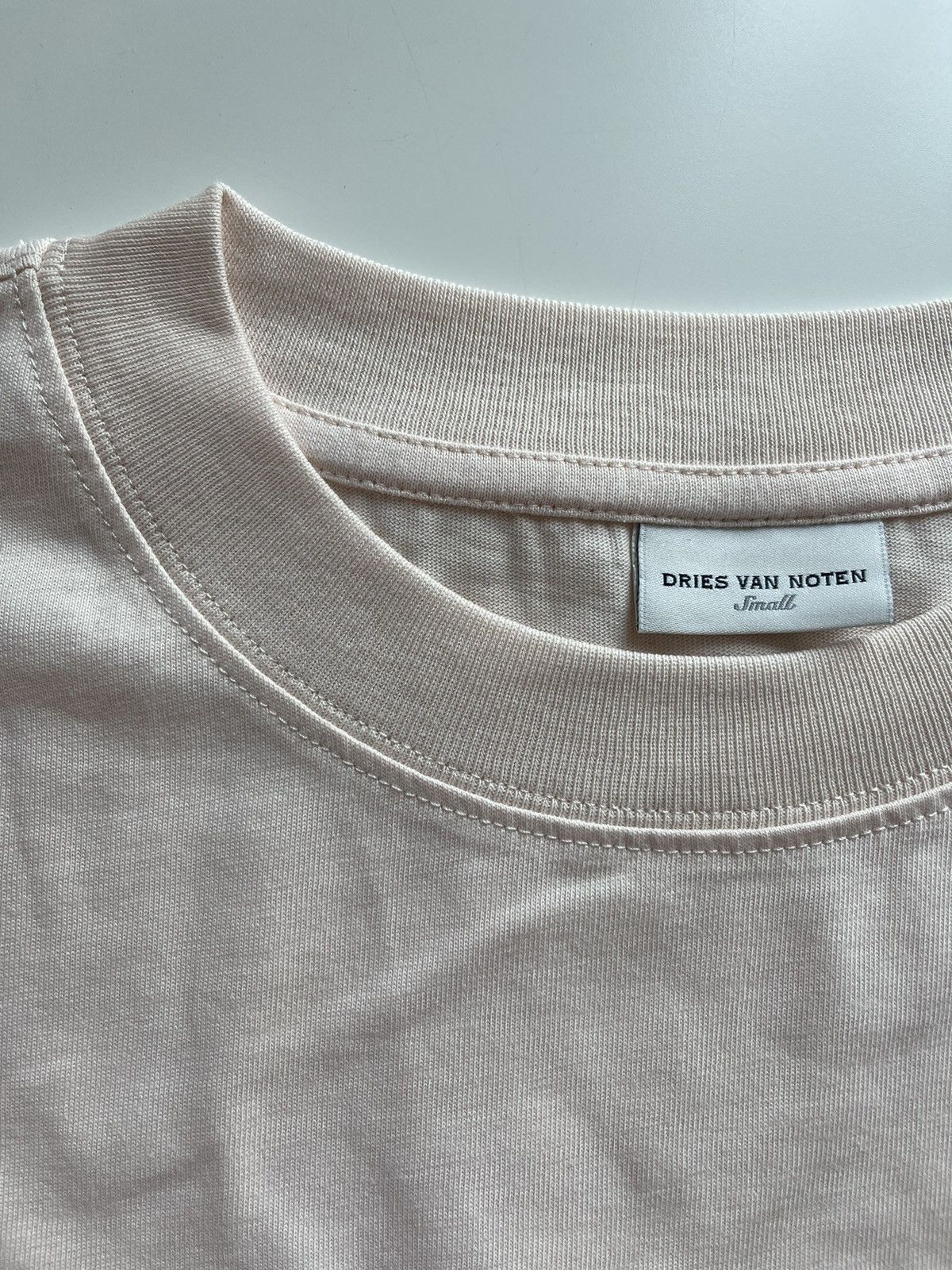 Dries Van Noten Light Pink Long Sleeve T-shirt Size US S / EU 44-46 / 1 - 4 Thumbnail
