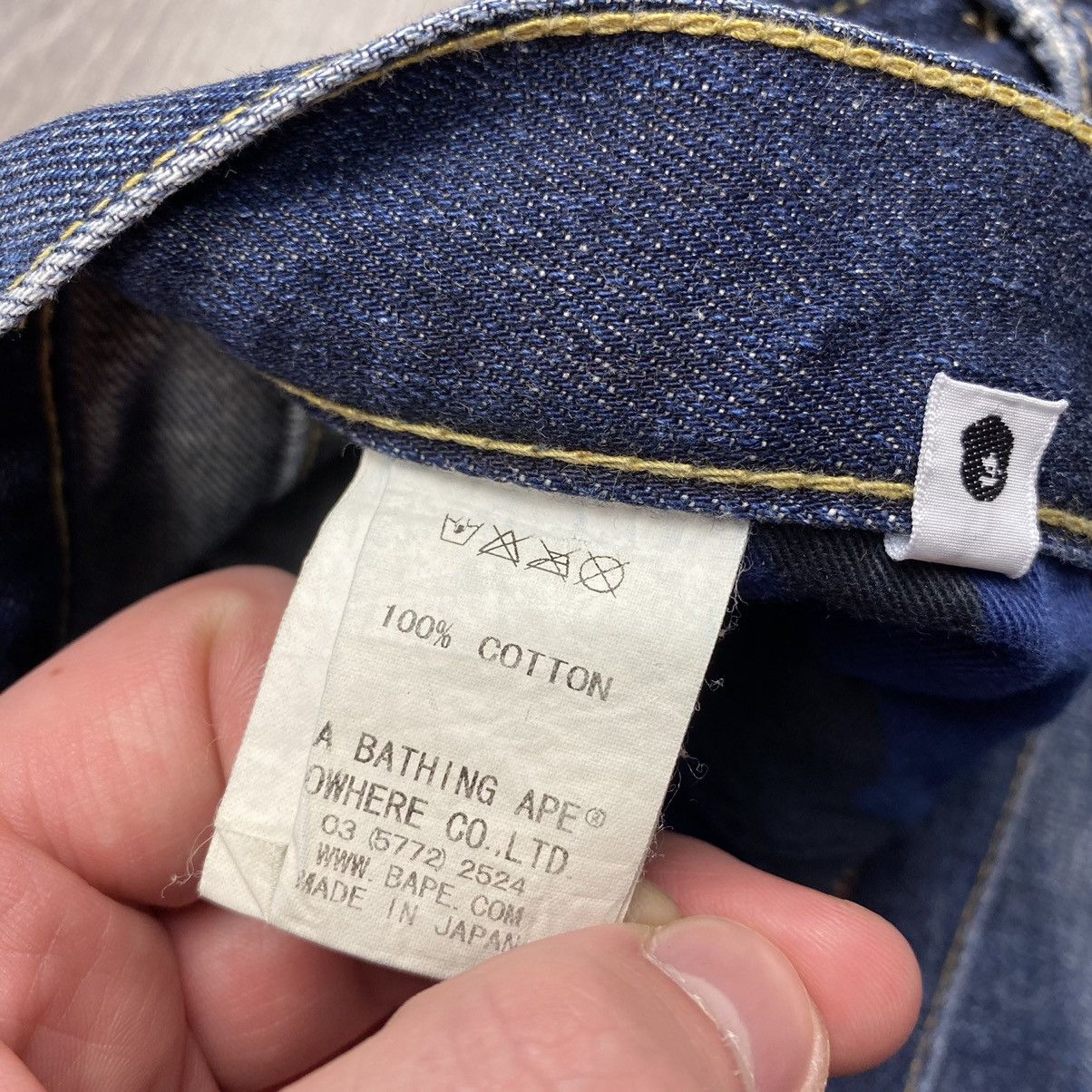 Bape OG 2000s Bape Baby Milo Denim Jeans Size US 34 / EU 50 - 7 Thumbnail