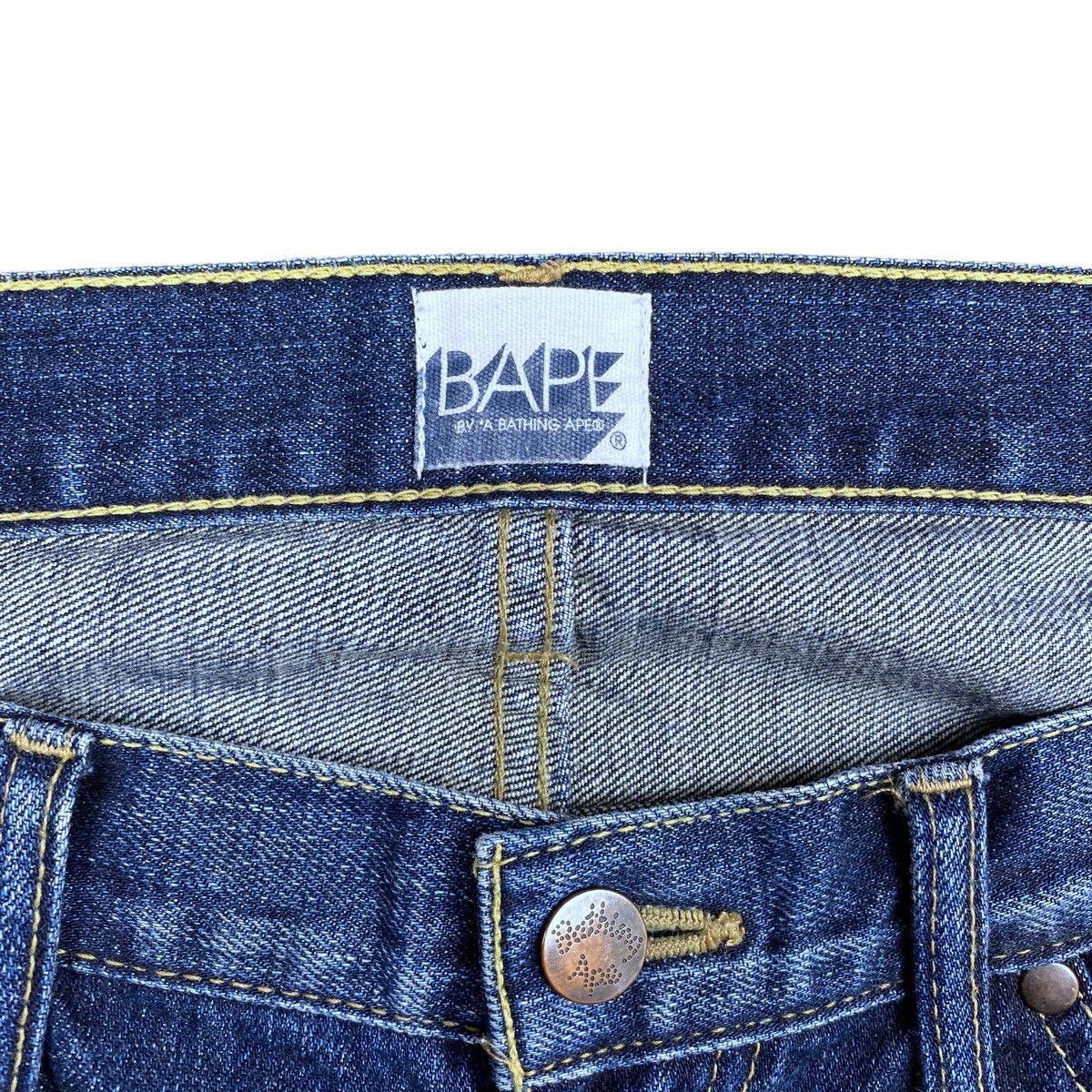 Bape OG 2000s Bape Baby Milo Denim Jeans Size US 34 / EU 50 - 4 Thumbnail
