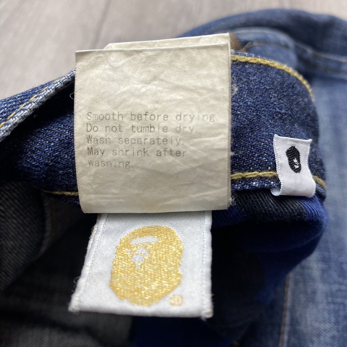 Bape OG 2000s Bape Baby Milo Denim Jeans Size US 34 / EU 50 - 6 Thumbnail