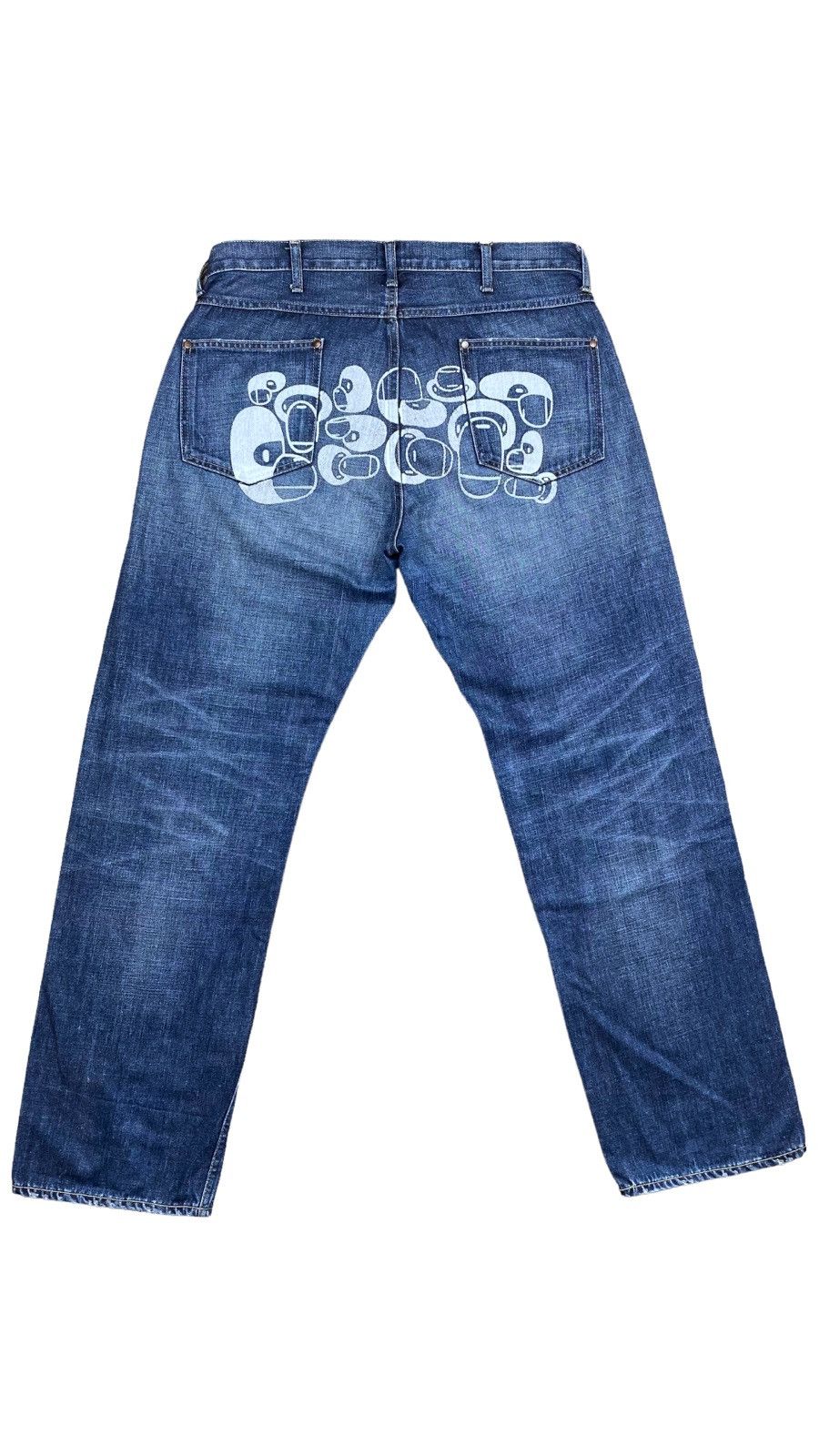 Bape OG 2000s Bape Baby Milo Denim Jeans Size US 34 / EU 50 - 1 Thumbnail