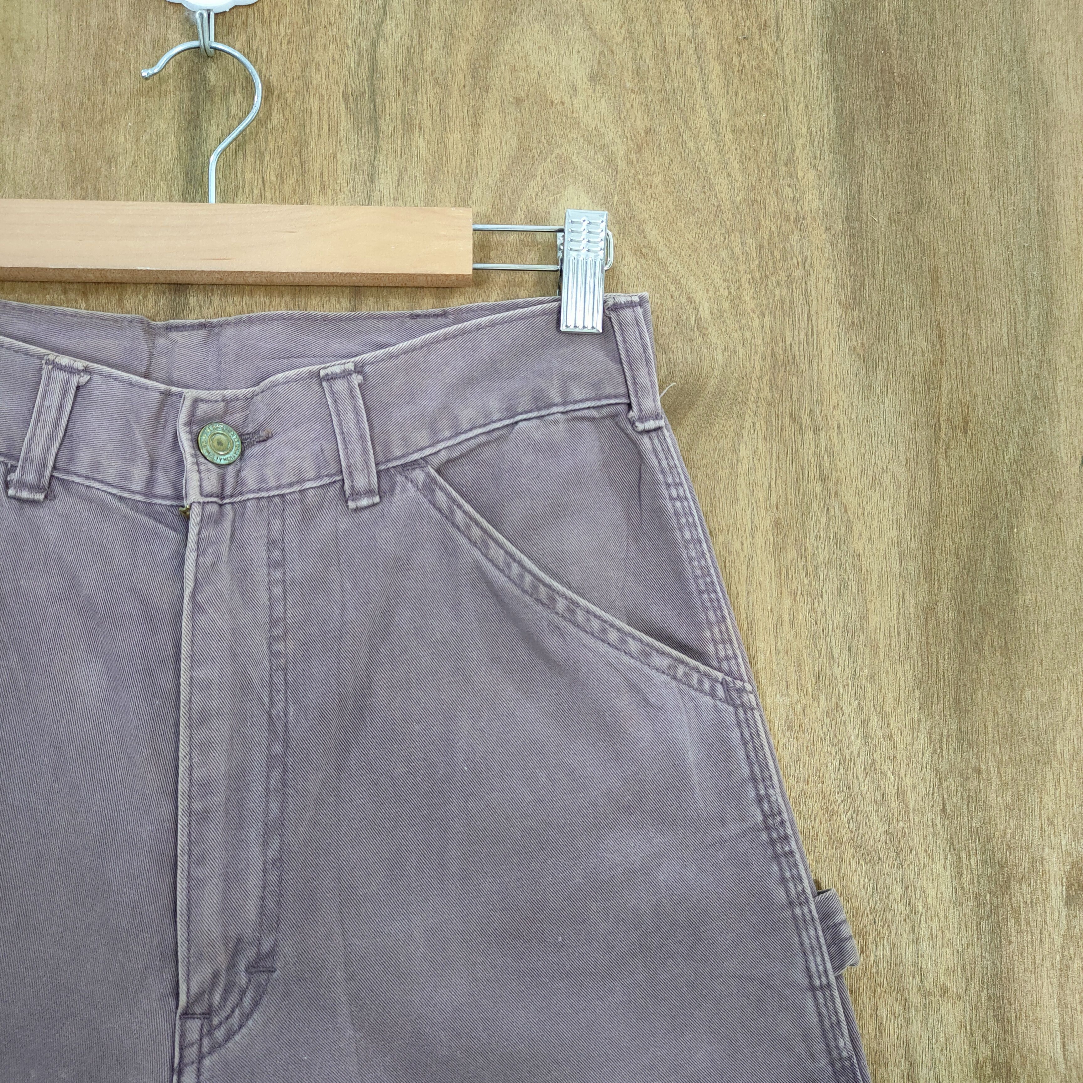 Japanese Brand VINTAGE JAPANESE FADED PURPLE CARPENTER PANTS Size US 28 / EU 44 - 6 Thumbnail