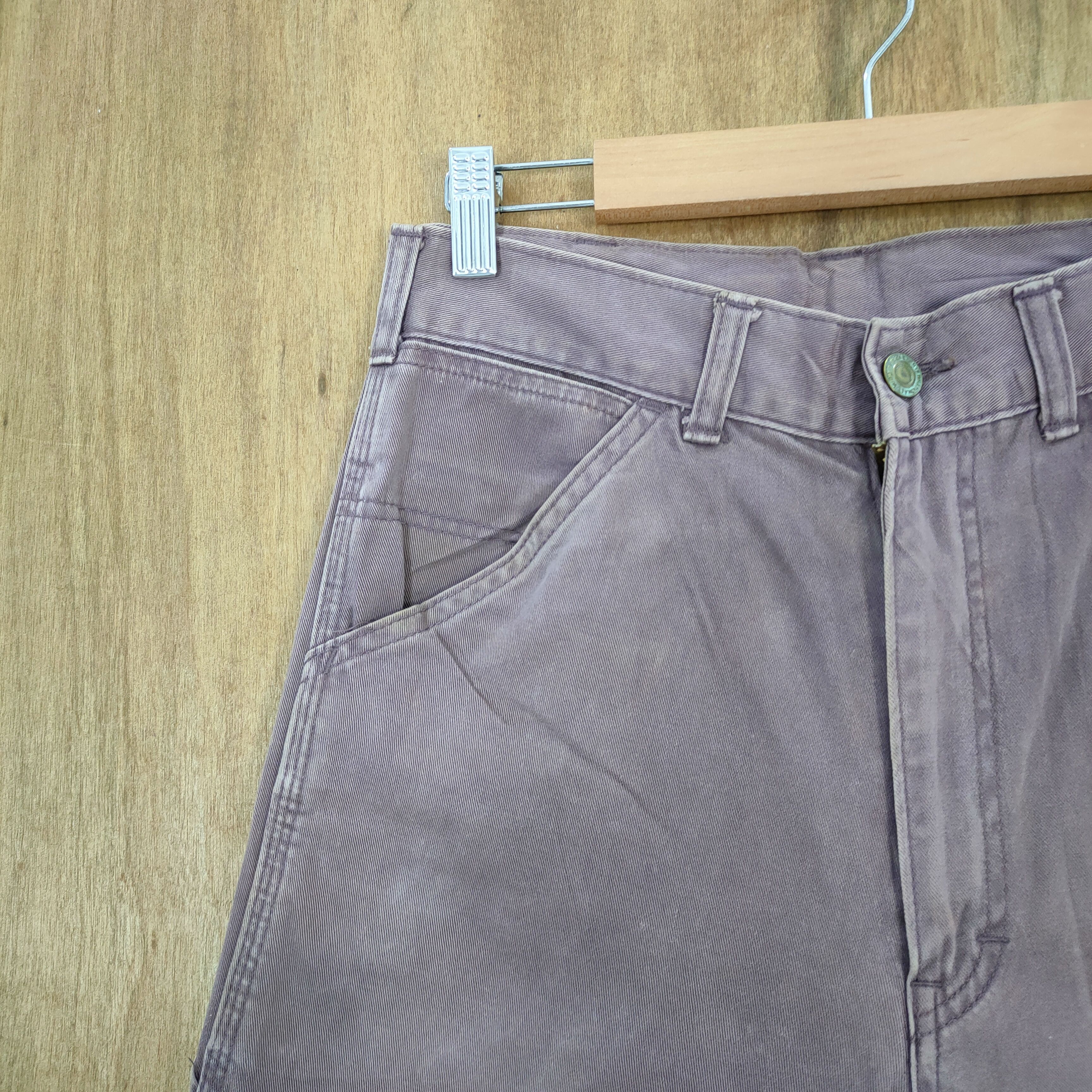 Japanese Brand VINTAGE JAPANESE FADED PURPLE CARPENTER PANTS Size US 28 / EU 44 - 5 Thumbnail