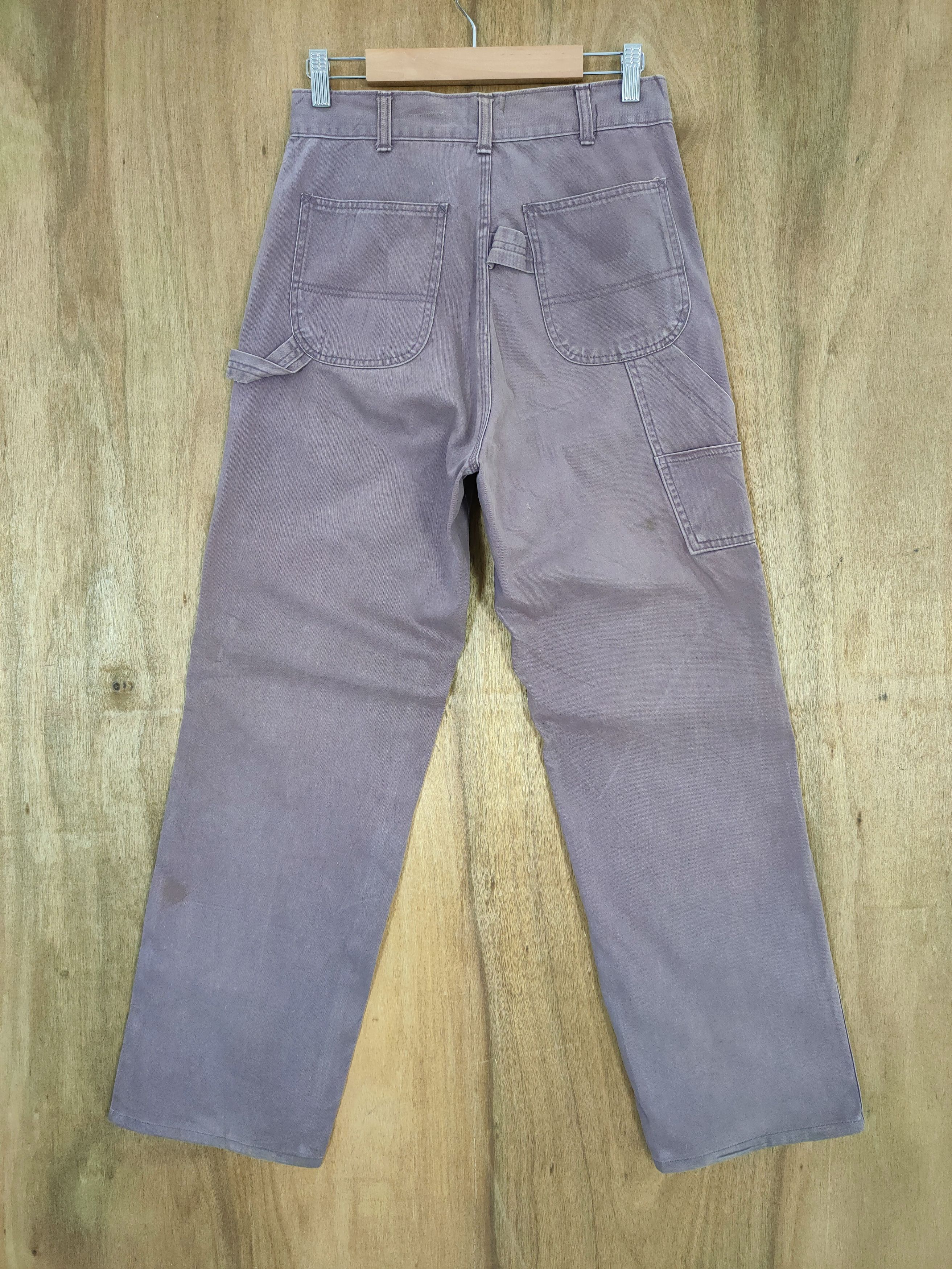 Japanese Brand VINTAGE JAPANESE FADED PURPLE CARPENTER PANTS Size US 28 / EU 44 - 1 Thumbnail