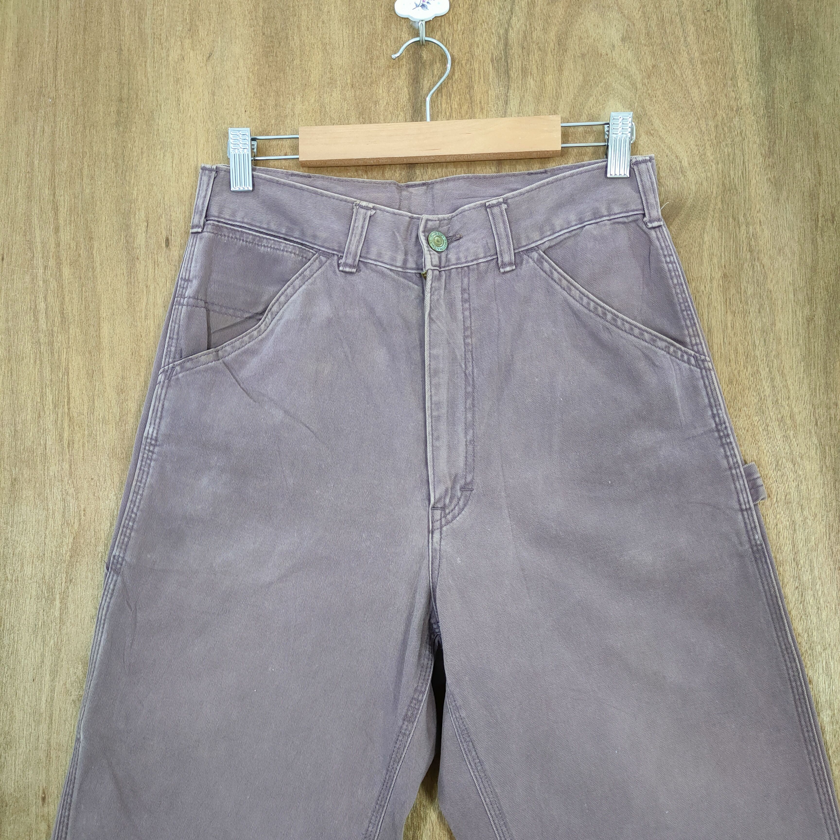 Japanese Brand VINTAGE JAPANESE FADED PURPLE CARPENTER PANTS Size US 28 / EU 44 - 3 Thumbnail