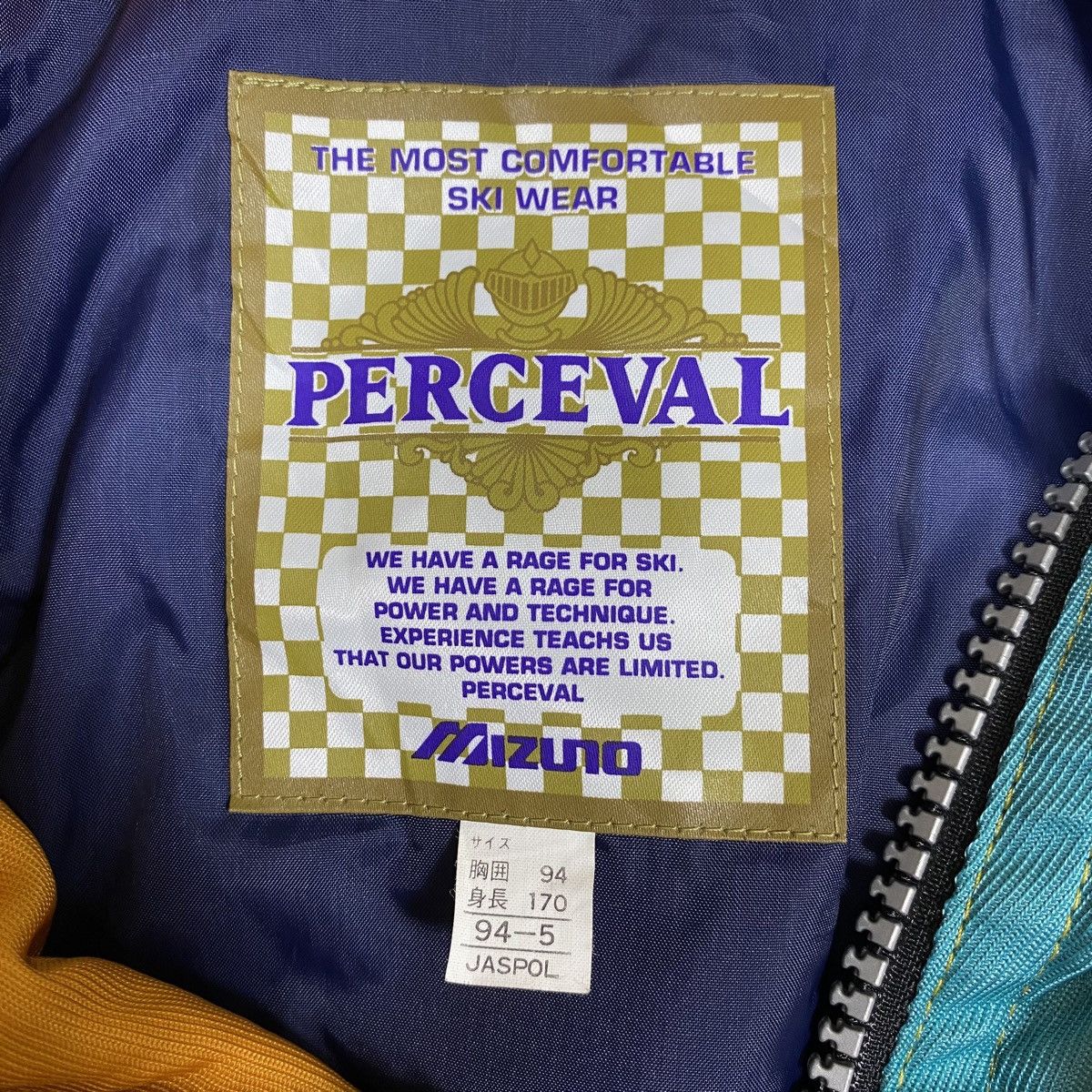 Mizuno × Vintage Vintage PERCEVAL By MIZUNO Sportswear Ski Hoodie Jacket Size US L / EU 52-54 / 3 - 8 Thumbnail