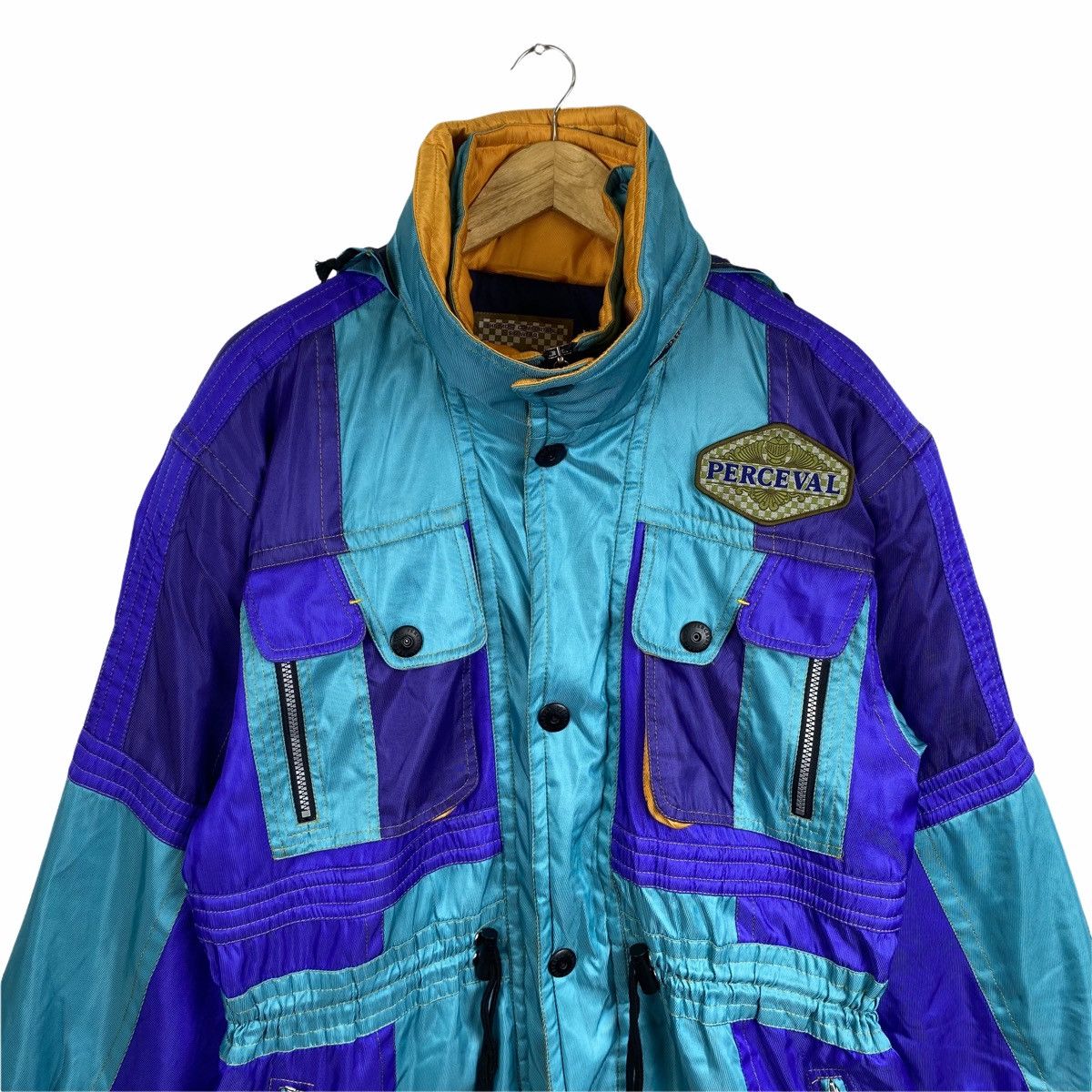 Mizuno × Vintage Vintage PERCEVAL By MIZUNO Sportswear Ski Hoodie Jacket Size US L / EU 52-54 / 3 - 5 Thumbnail
