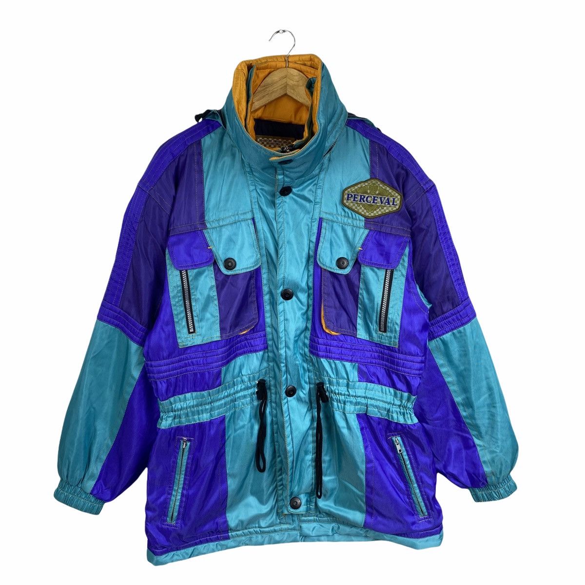 Mizuno × Vintage Vintage PERCEVAL By MIZUNO Sportswear Ski Hoodie Jacket Size US L / EU 52-54 / 3 - 1 Thumbnail