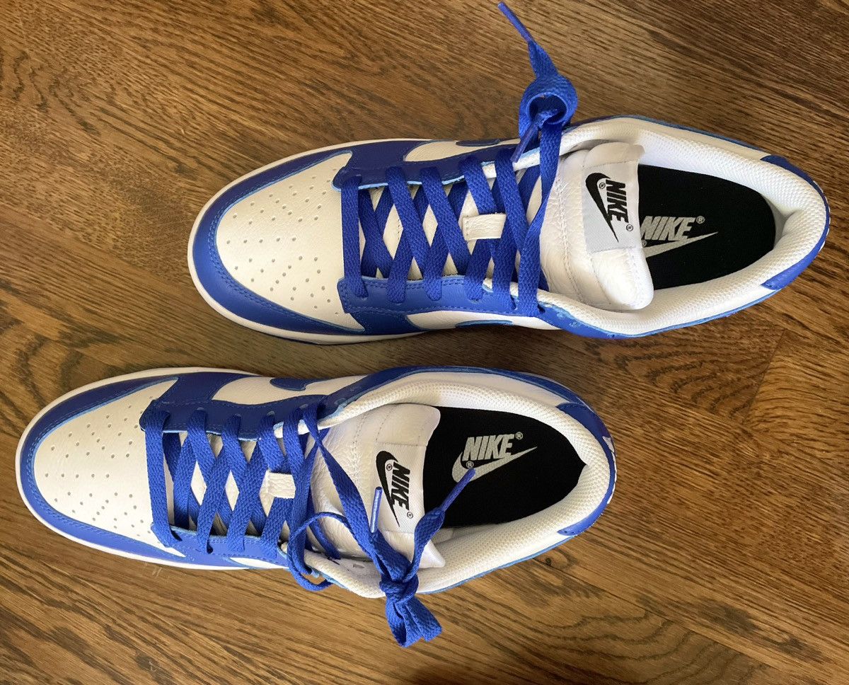 Nike 10.5 Dunk Low Kentucky iD 1 Low OG SB SP Royal Blue Toe SE Size US 10.5 / EU 43-44 - 4 Thumbnail