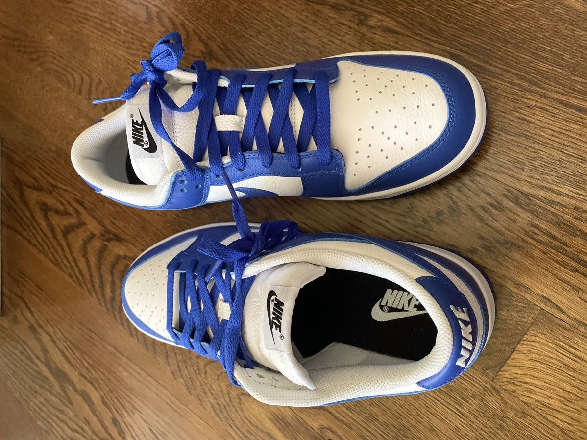 Nike 10.5 Dunk Low Kentucky iD 1 Low OG SB SP Royal Blue Toe SE Size US 10.5 / EU 43-44 - 3 Thumbnail