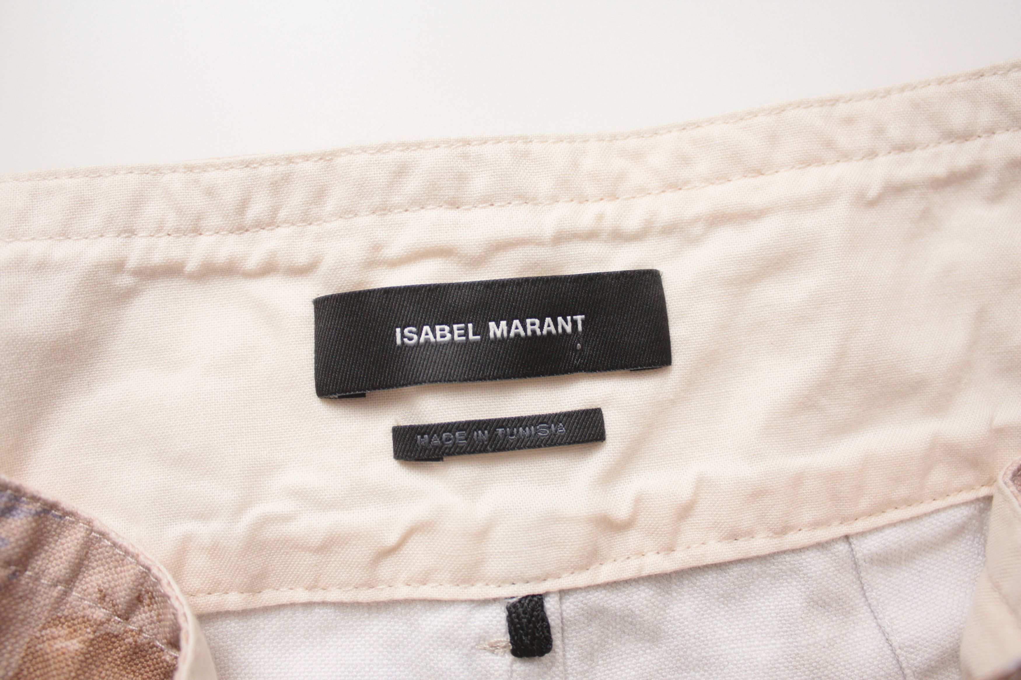 Isabel Marant Isabel Marant Beige Camo Belted Shorts Women's 38 Size 27" / US 4 / IT 40 - 5 Thumbnail