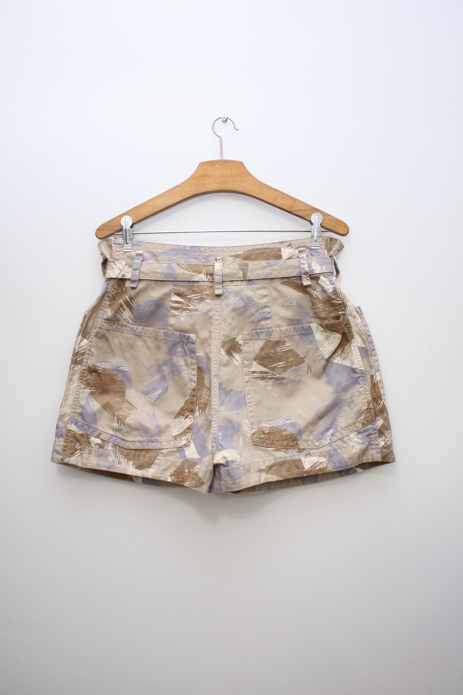 Isabel Marant Isabel Marant Beige Camo Belted Shorts Women's 38 Size 27" / US 4 / IT 40 - 4 Thumbnail